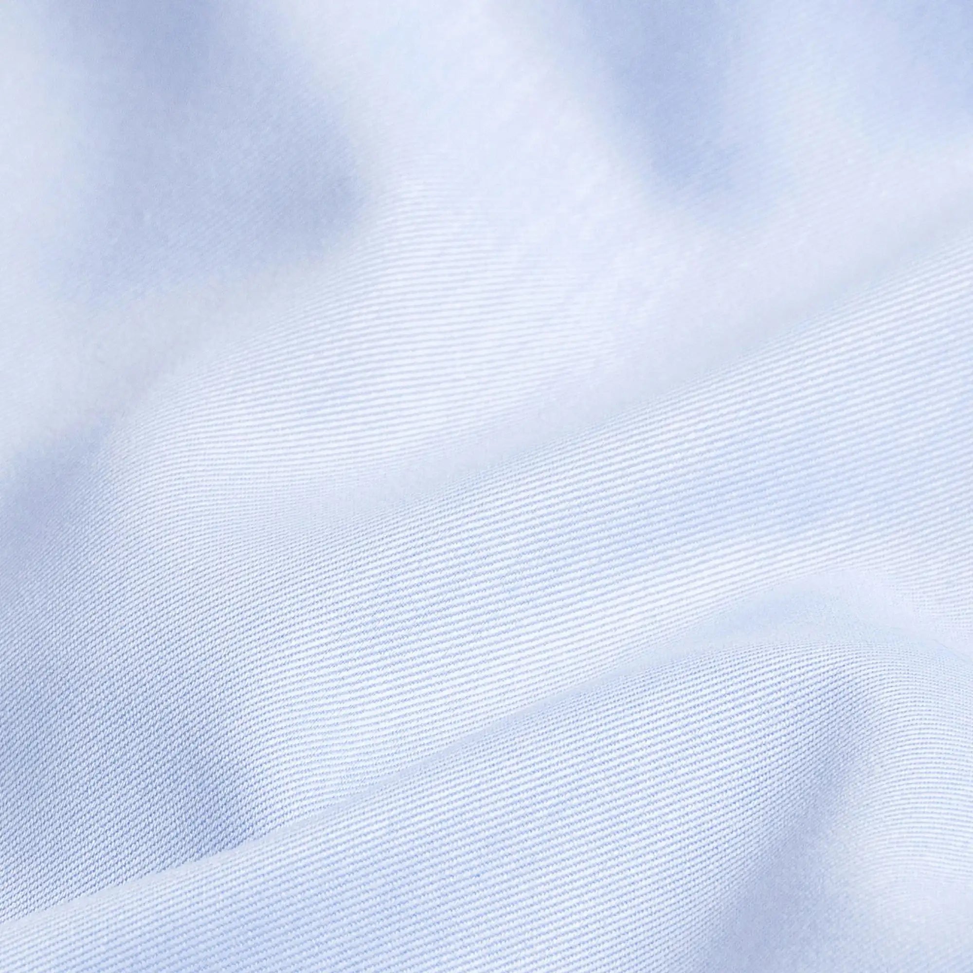 The Light Blue Sanders Non Iron Fine Twill with Navy Buttons Custom Shirt Custom Dress Shirt- Ledbury