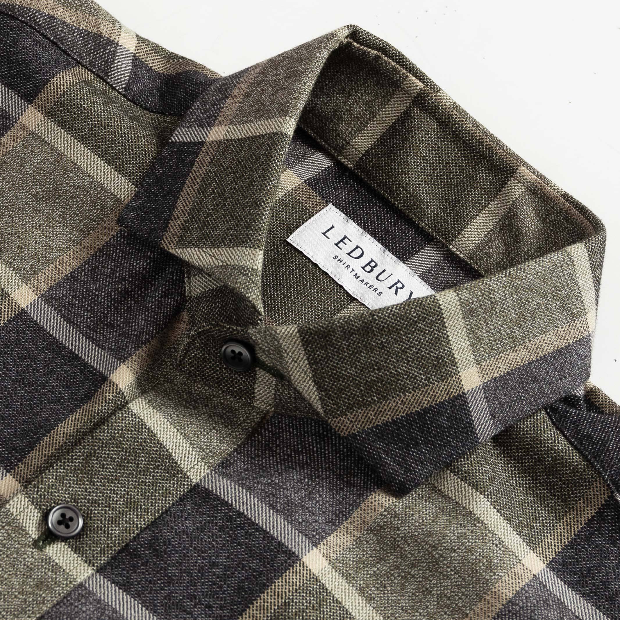 The Sage Hartmann Flannel Custom Shirt Custom Casual Shirt- Ledbury