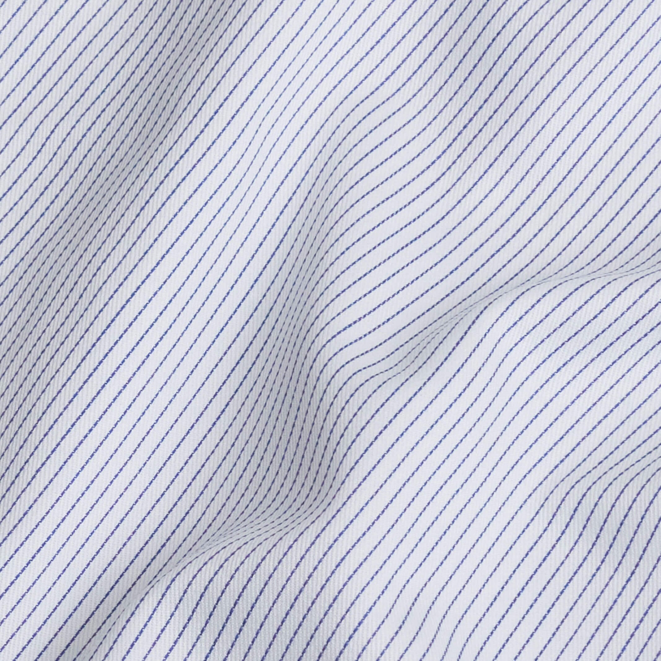 The Navy Stuthers Stripe Custom Shirt Custom Dress Shirt- Ledbury
