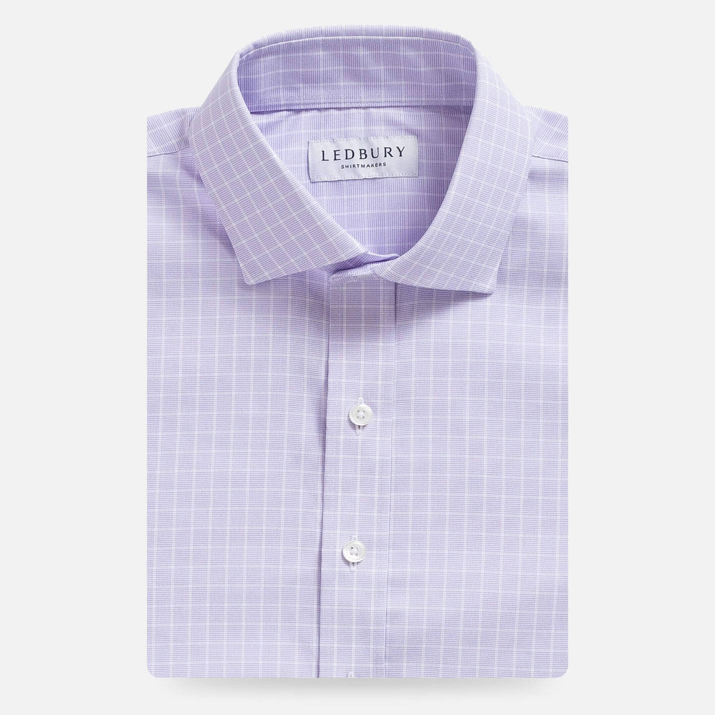 The Lavender Winford Performance Custom Shirt Custom Dress Shirt- Ledbury