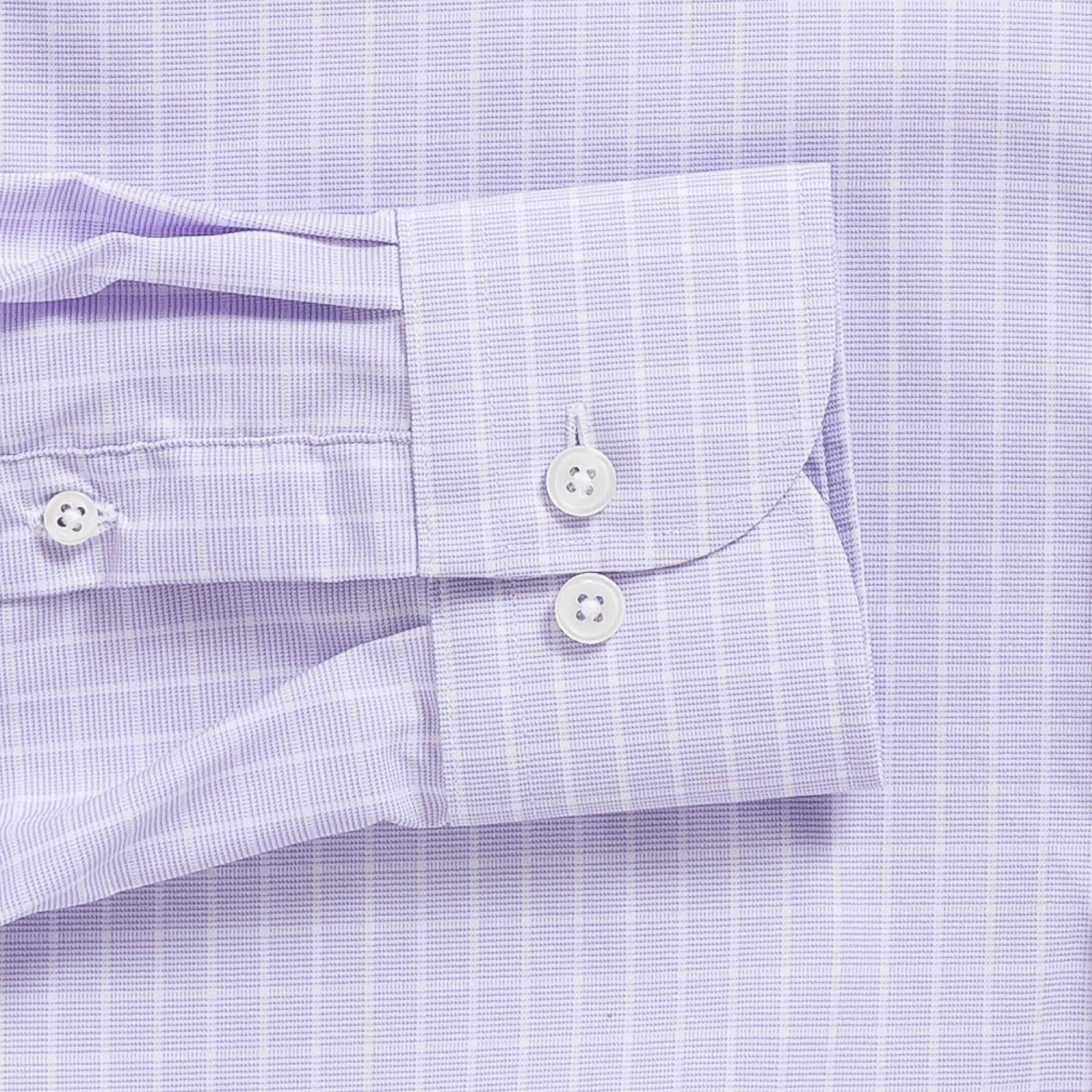 The Lavender Winford Performance Twill Custom Shirt Custom Dress Shirt- Ledbury
