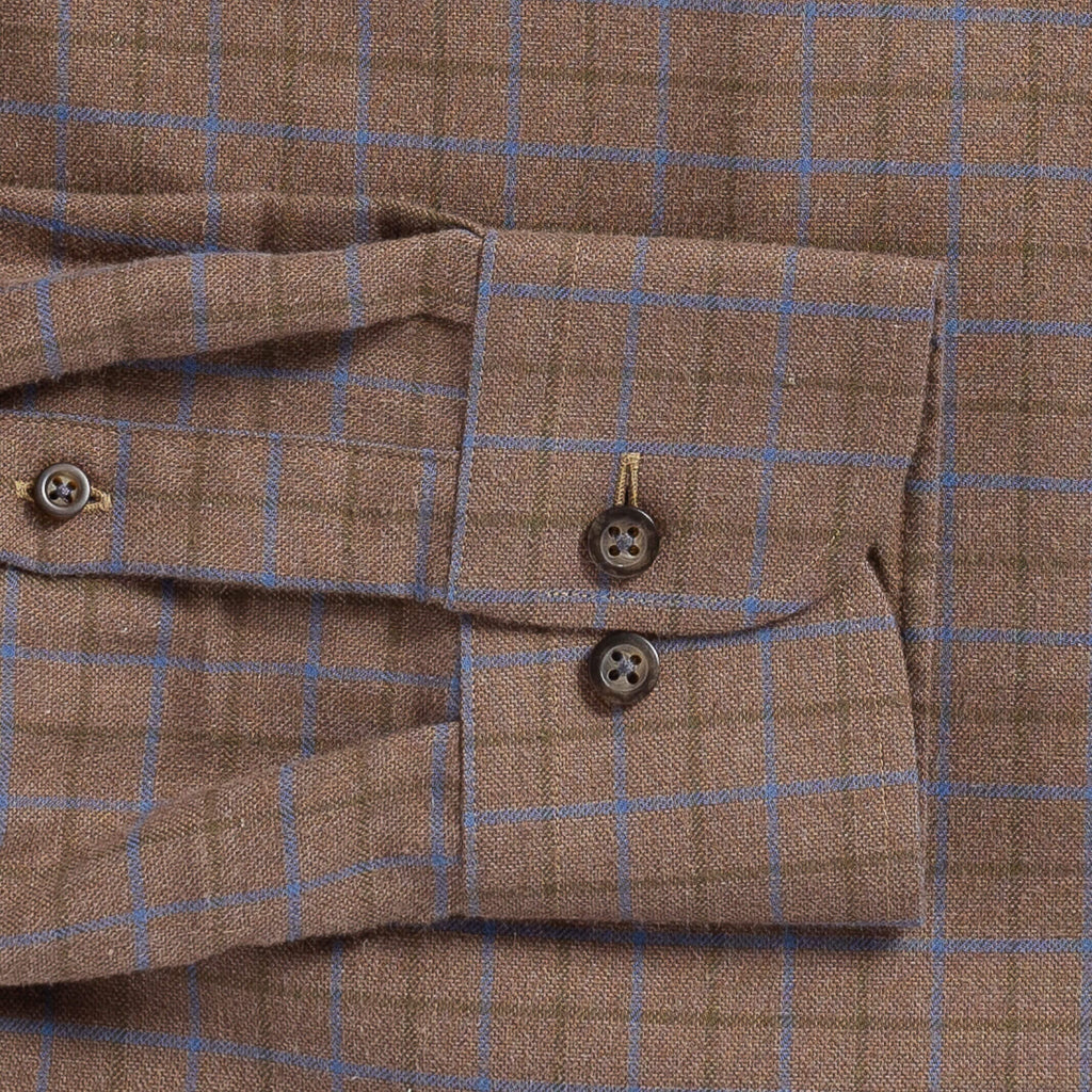 The Mink Marlowe Brushed Twill Custom Shirt Custom Casual Shirt- Ledbury