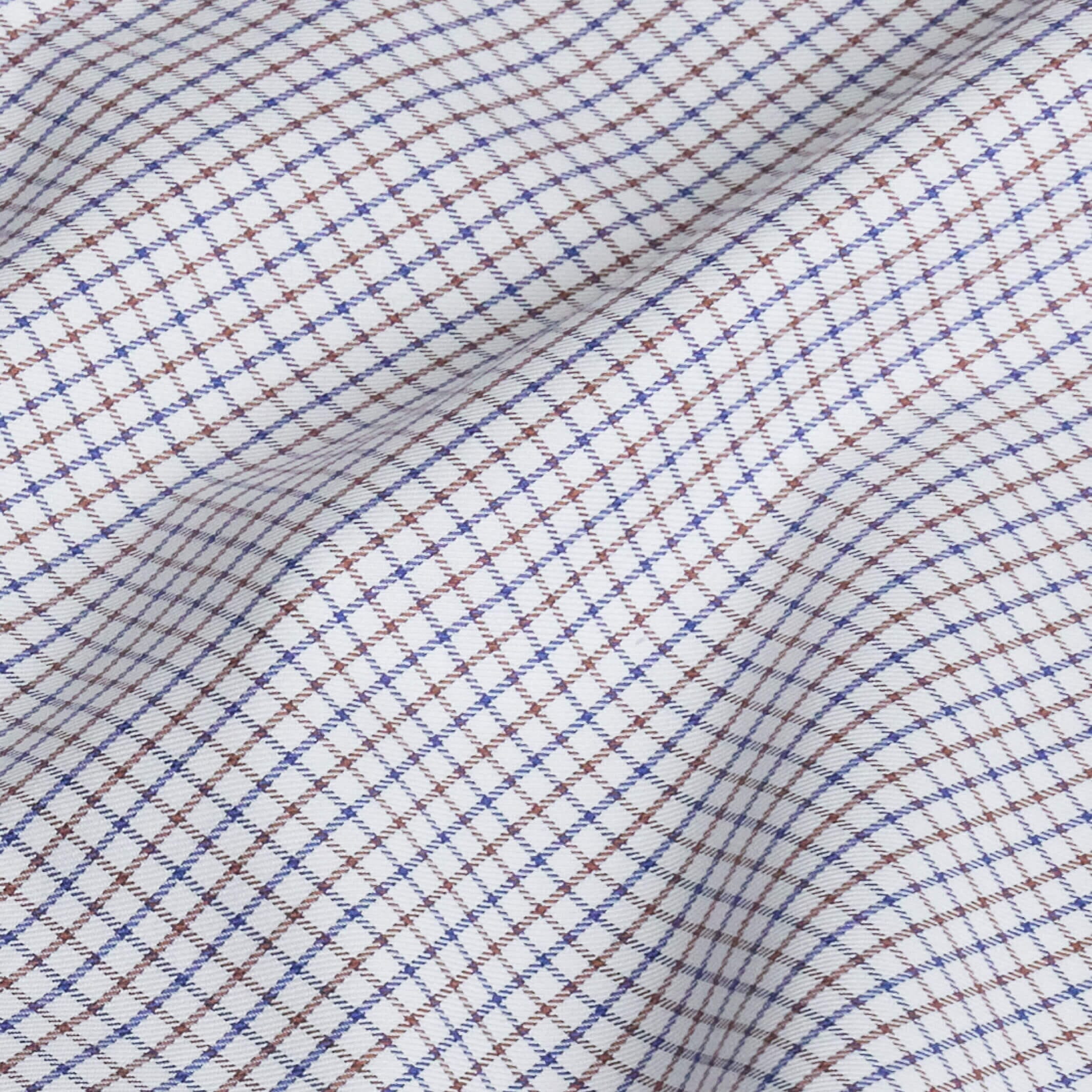 The Brown Gelder Check Custom Shirt Custom Dress Shirt- Ledbury