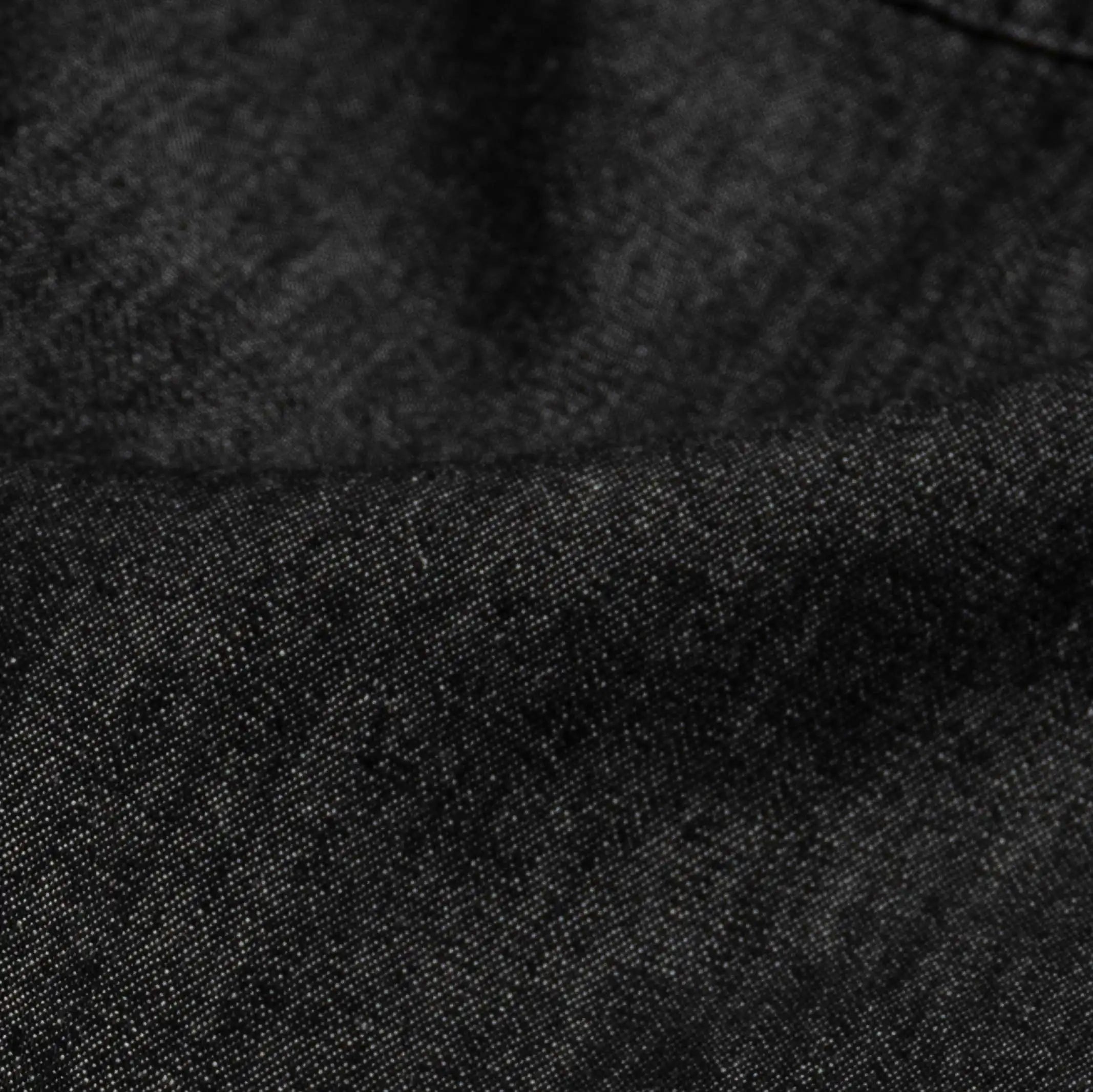 The Washed Black Slater Denim Utility Custom Shirt Custom Casual Shirt- Ledbury