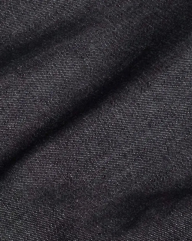 The Washed Black Slater Denim Custom Shirt Custom Casual Shirt- Ledbury