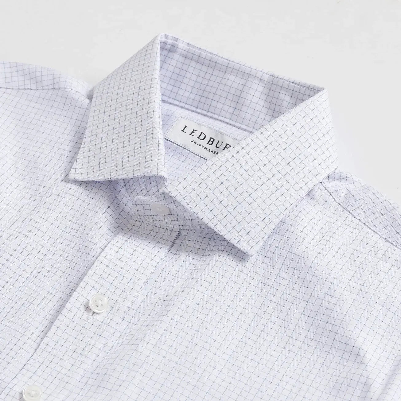 The Violet Singer Check Custom Shirt Custom Dress Shirt- Ledbury