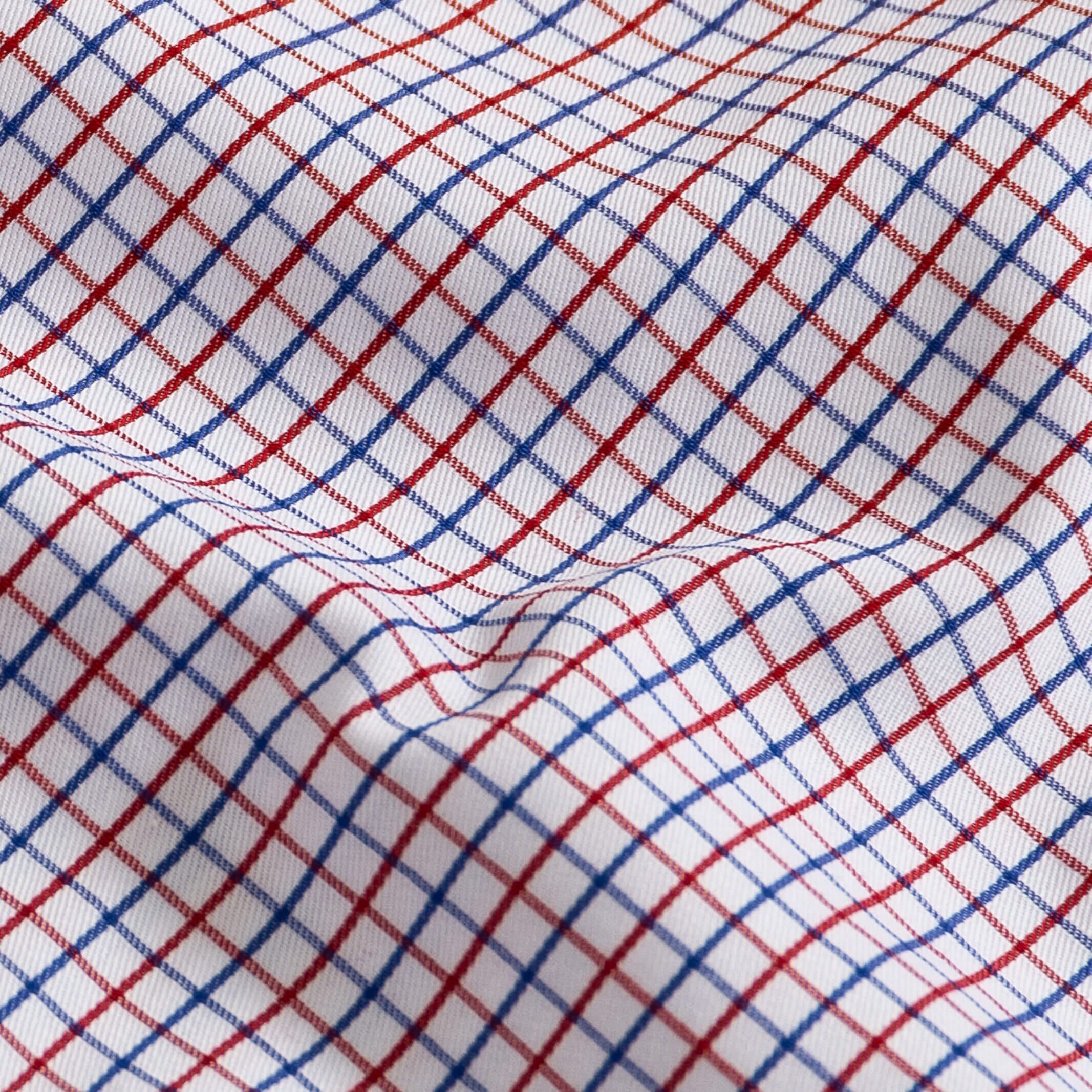 The Red Hughes Check Custom Shirt Custom Dress Shirt- Ledbury