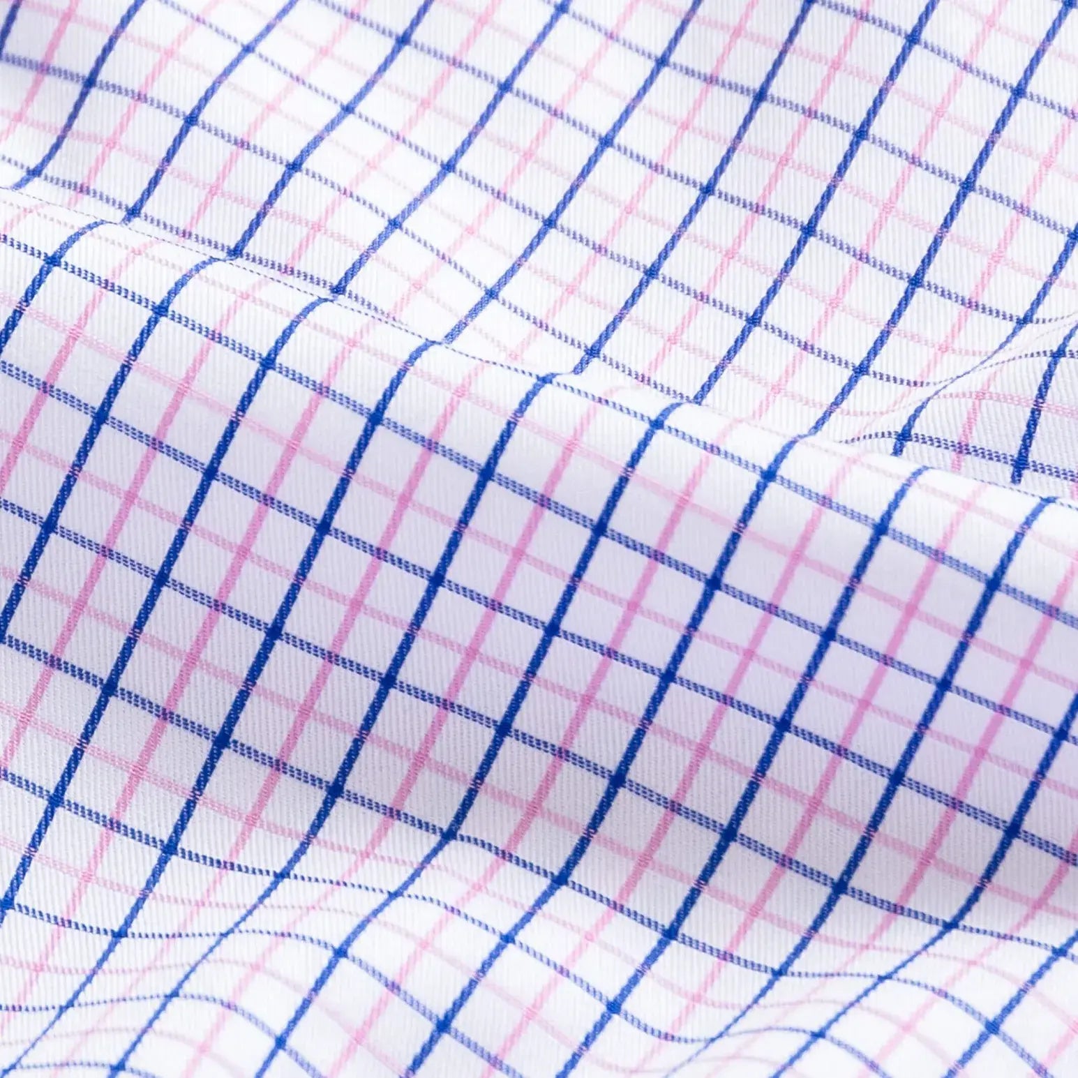 The Pink Hughes Check Custom Shirt Custom Dress Shirt- Ledbury