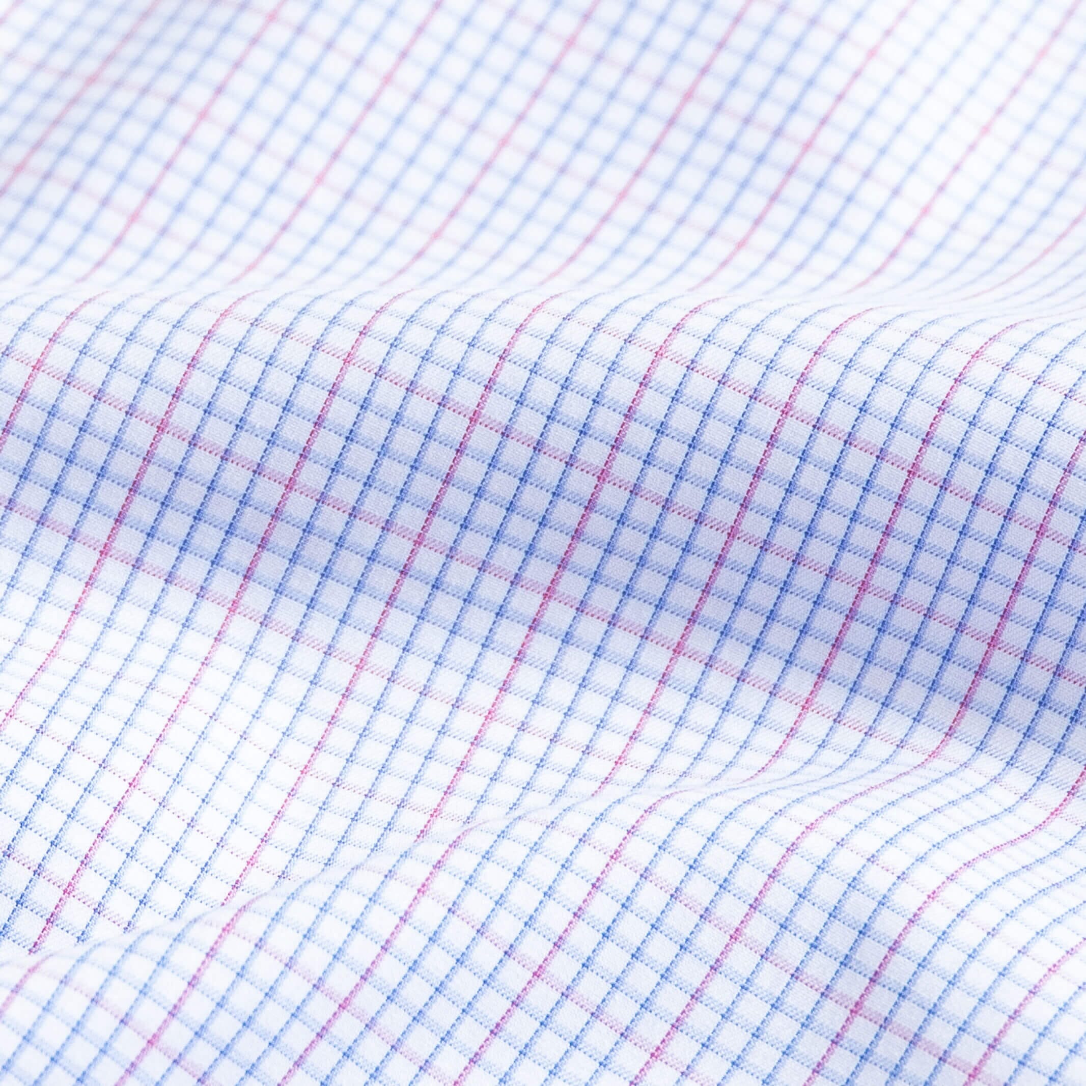 The Pink Kent Windowpane Check Custom Shirt Custom Dress Shirt- Ledbury