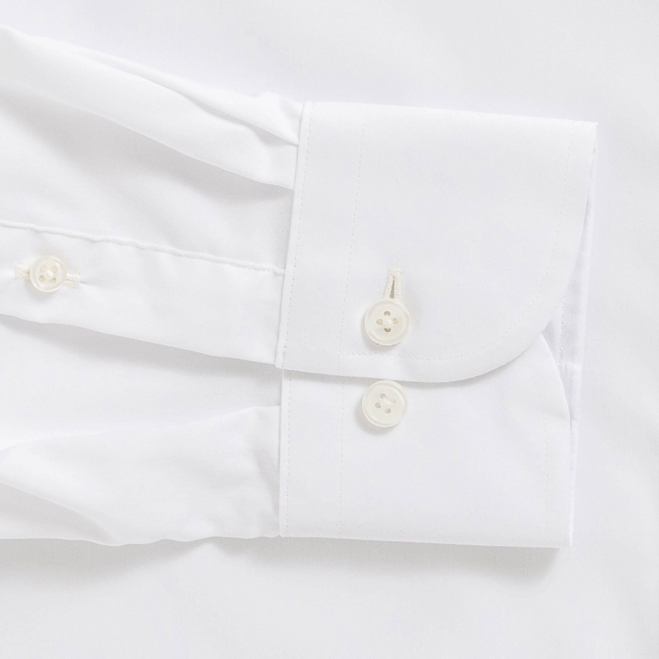 The White Journey Flex Performance Custom Shirt Custom Dress Shirt- Ledbury