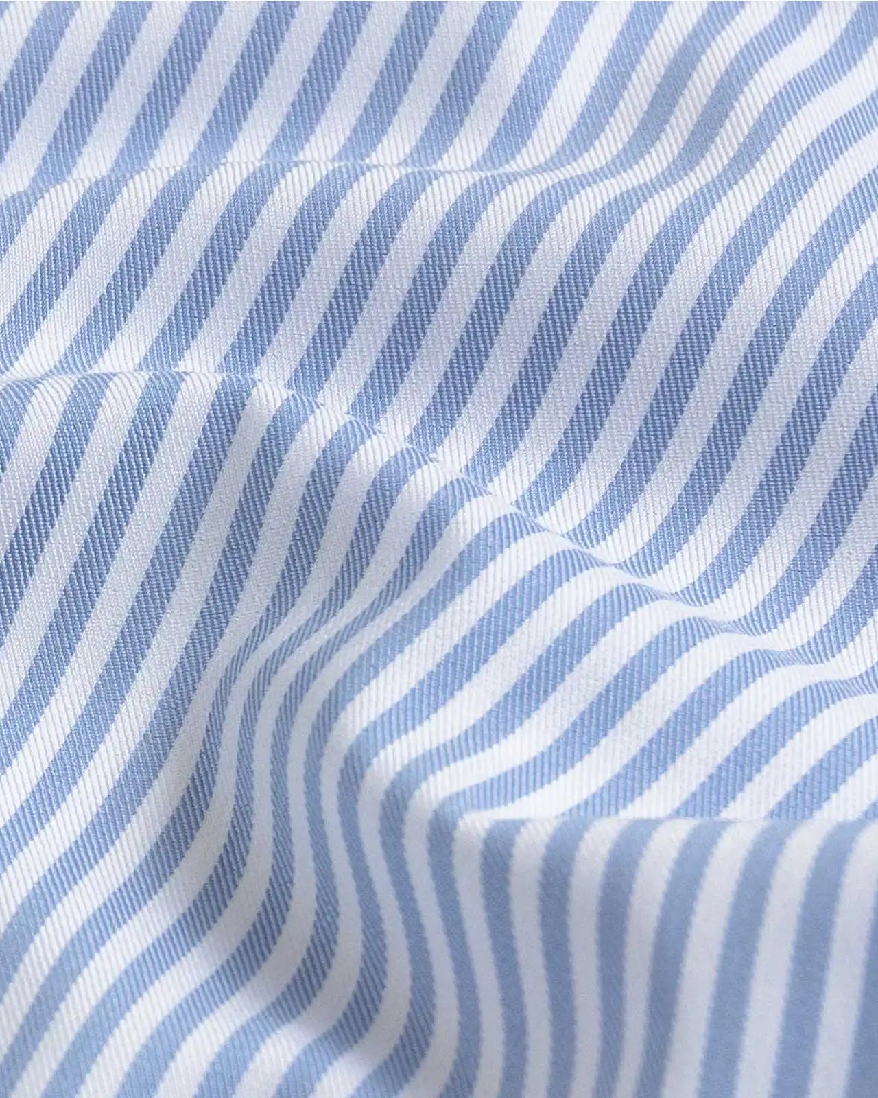 The Blue Journey Flex Performance Stripe Custom Shirt Custom Dress Shirt- Ledbury
