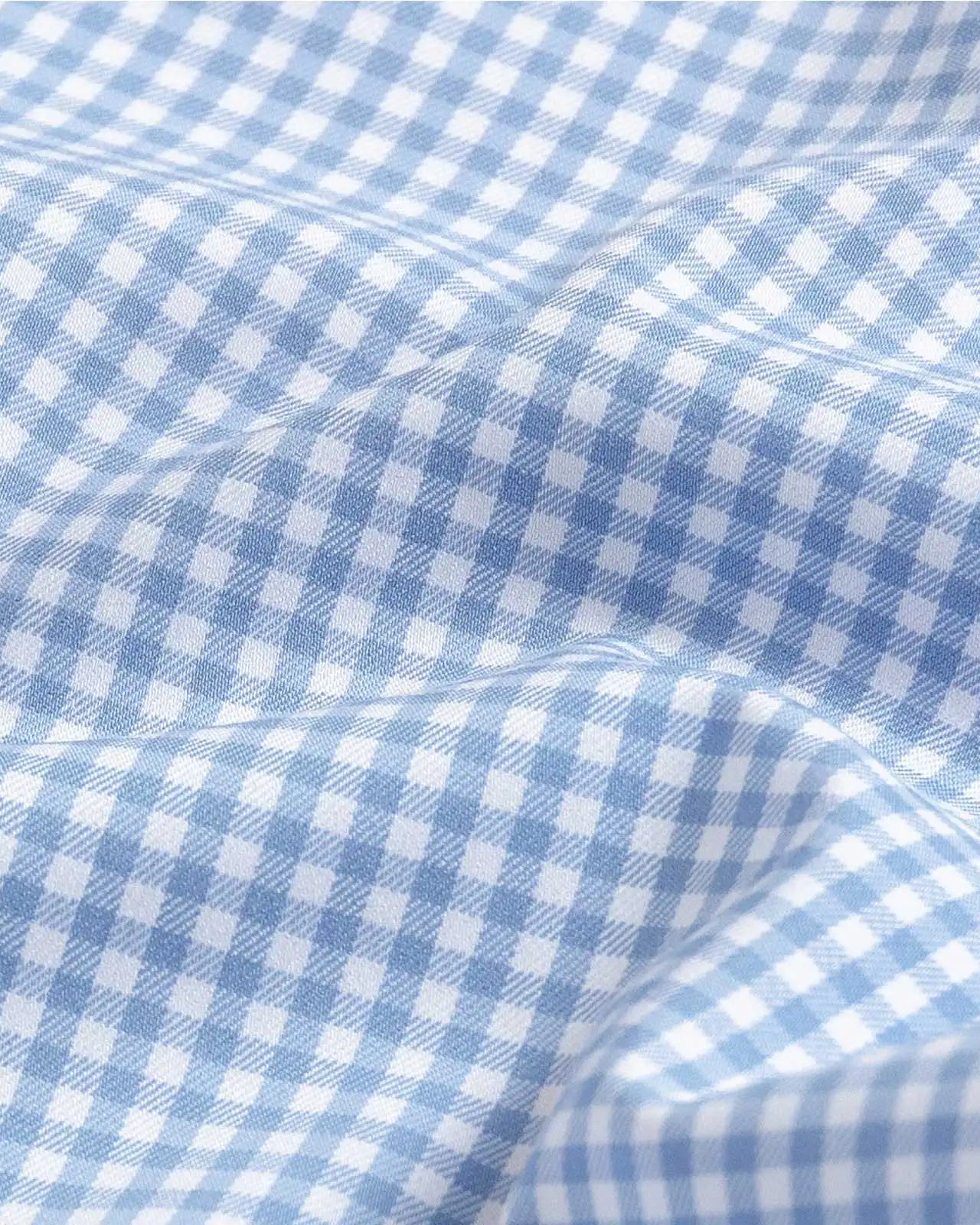 The Blue Journey Flex Performance Gingham Custom Shirt Custom Dress Shirt- Ledbury