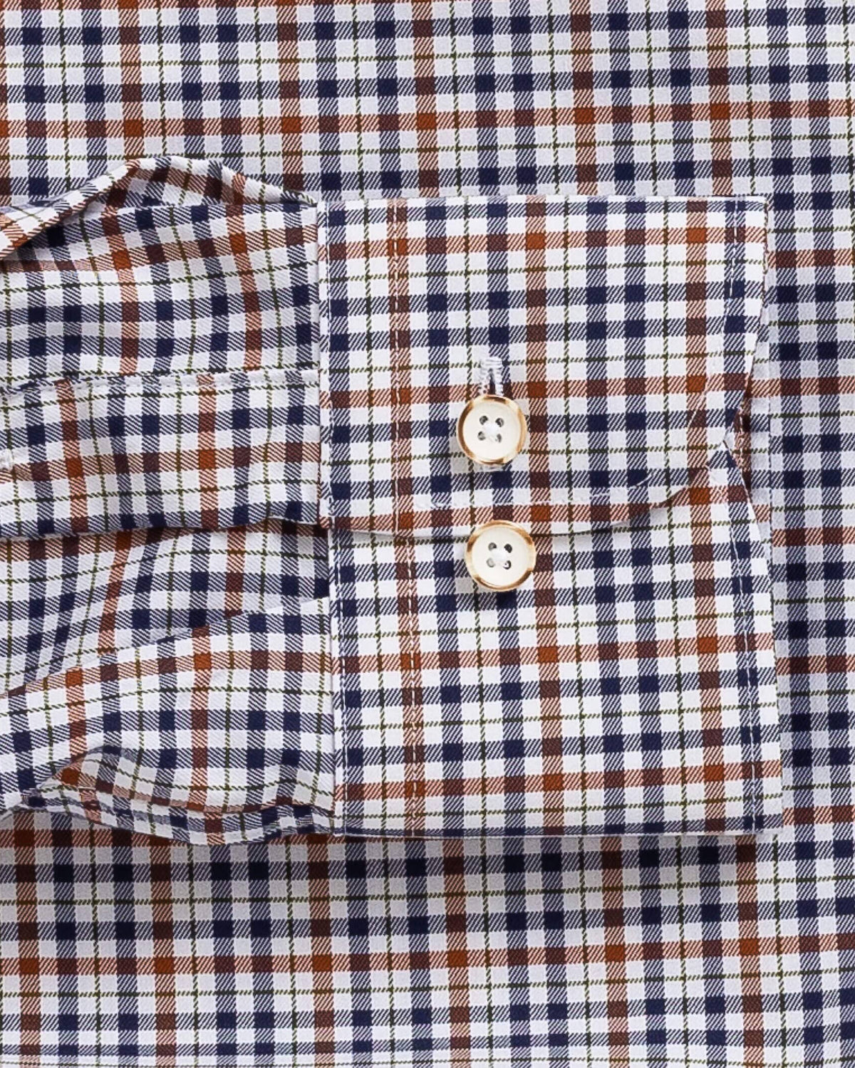 The Sienna Journey Flex Performance Check Custom Shirt Custom Dress Shirt- Ledbury