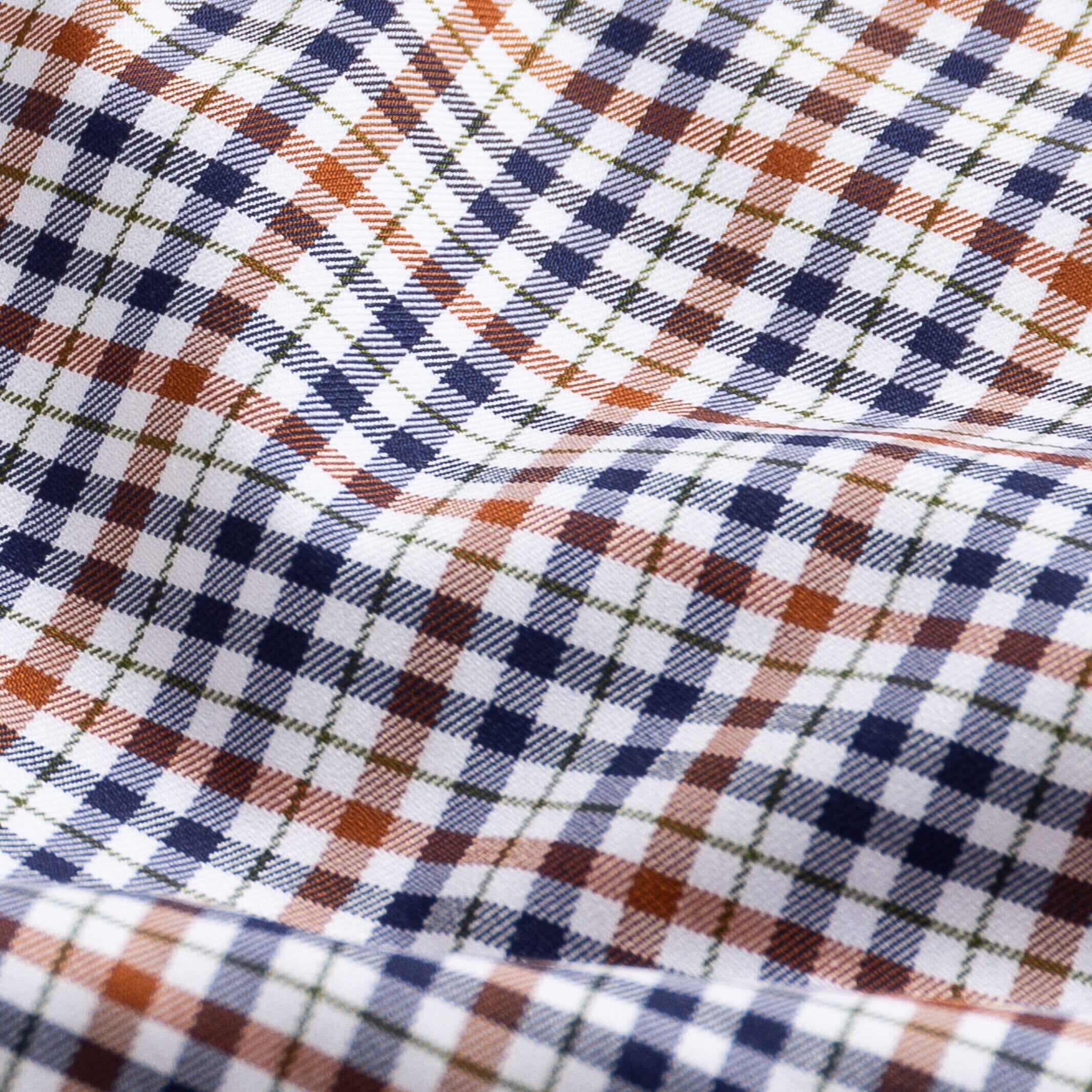 The Sienna Journey Flex Performance Check Custom Shirt Custom Dress Shirt- Ledbury