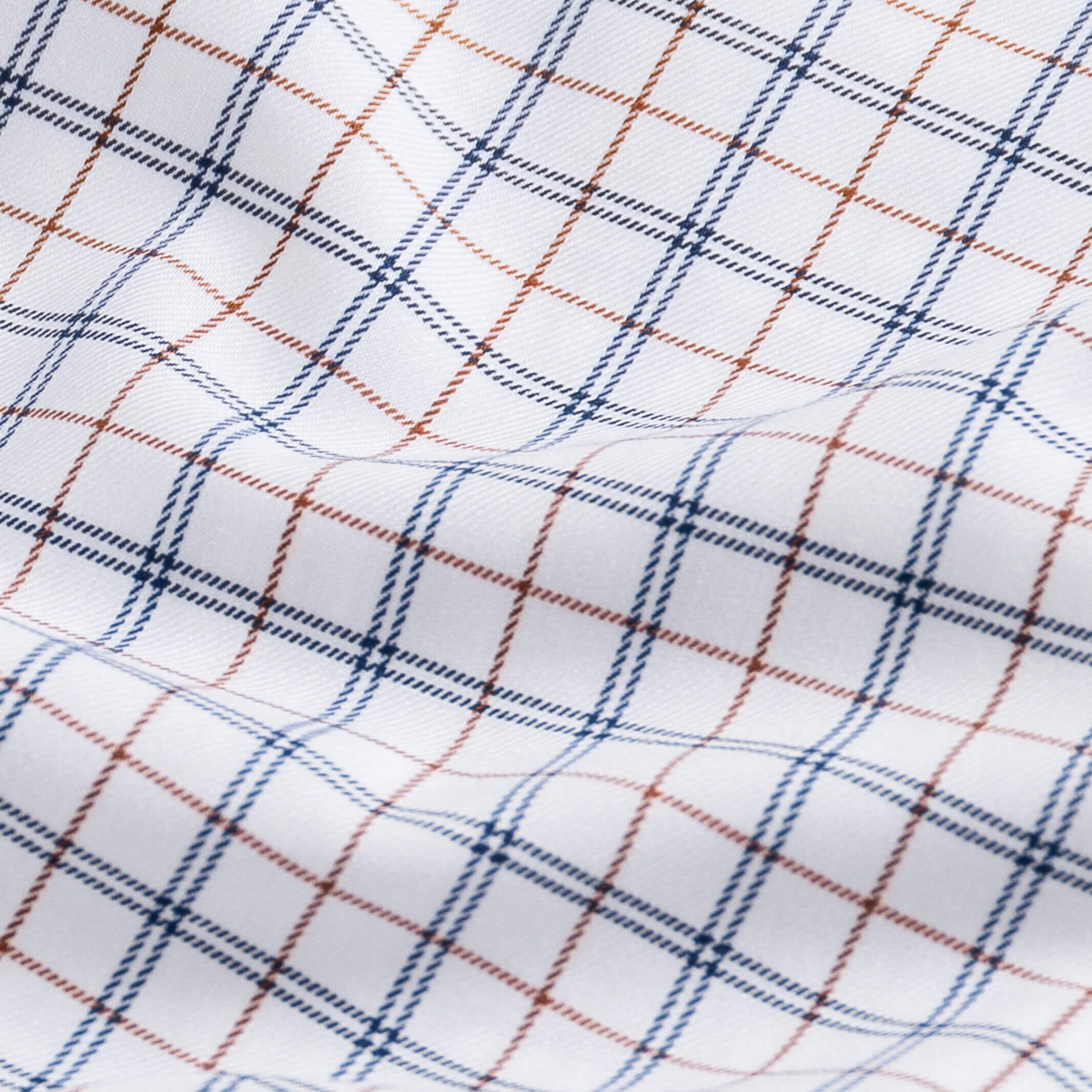 The Sienna Journey Flex Performance Windowpane Custom Shirt Custom Dress Shirt- Ledbury