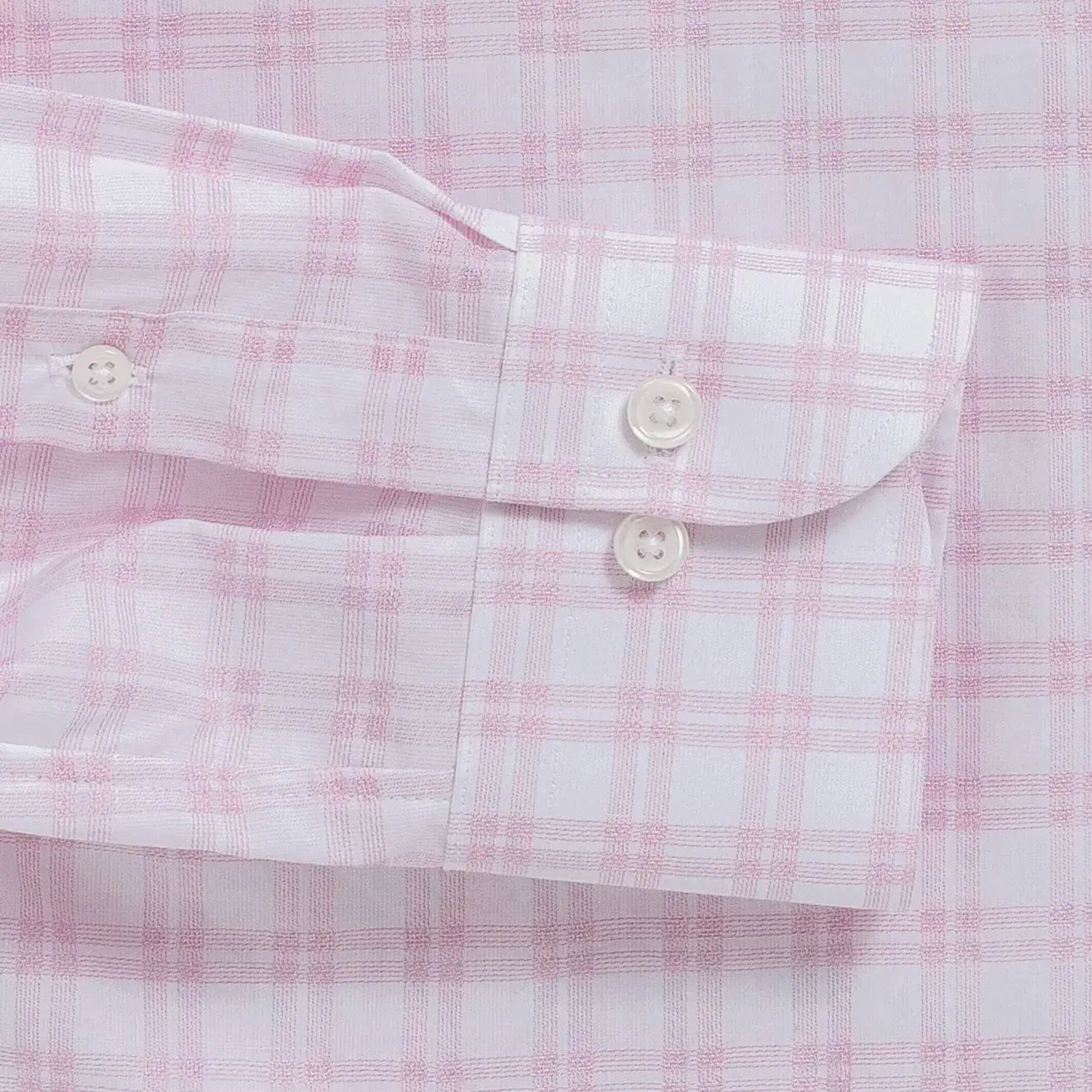 The Pink Ellis Plaid Custom Shirt Custom Dress Shirt- Ledbury
