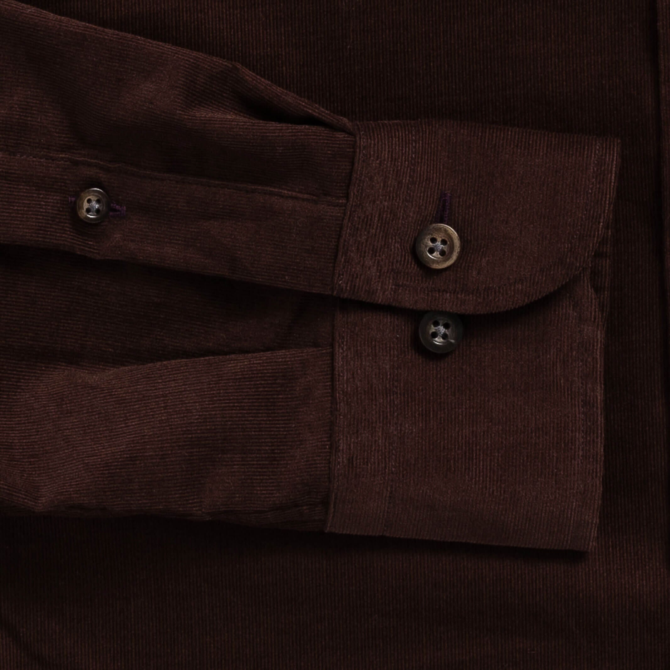 The Brown Crockett Corduroy Custom Shirt Custom Casual Shirt- Ledbury