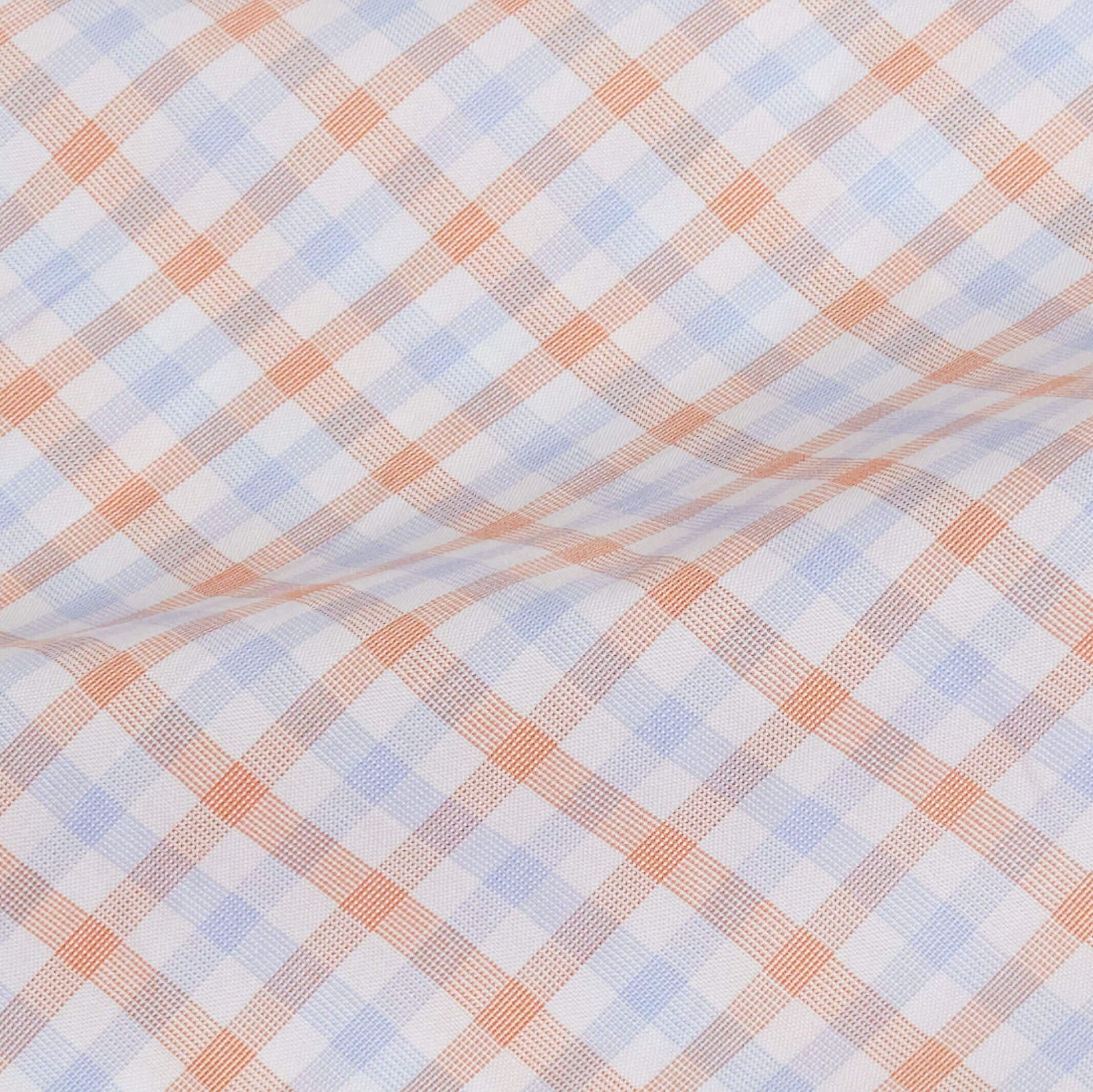 The Cider Thomas Mason Votta Check Custom Shirt Custom Dress Shirt- Ledbury