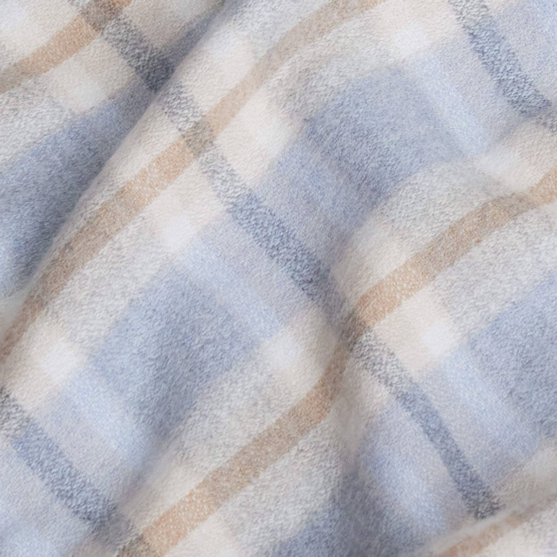 The Blue Mist Albini Frezza Flannel Custom Shirt Custom Casual Shirt- Ledbury