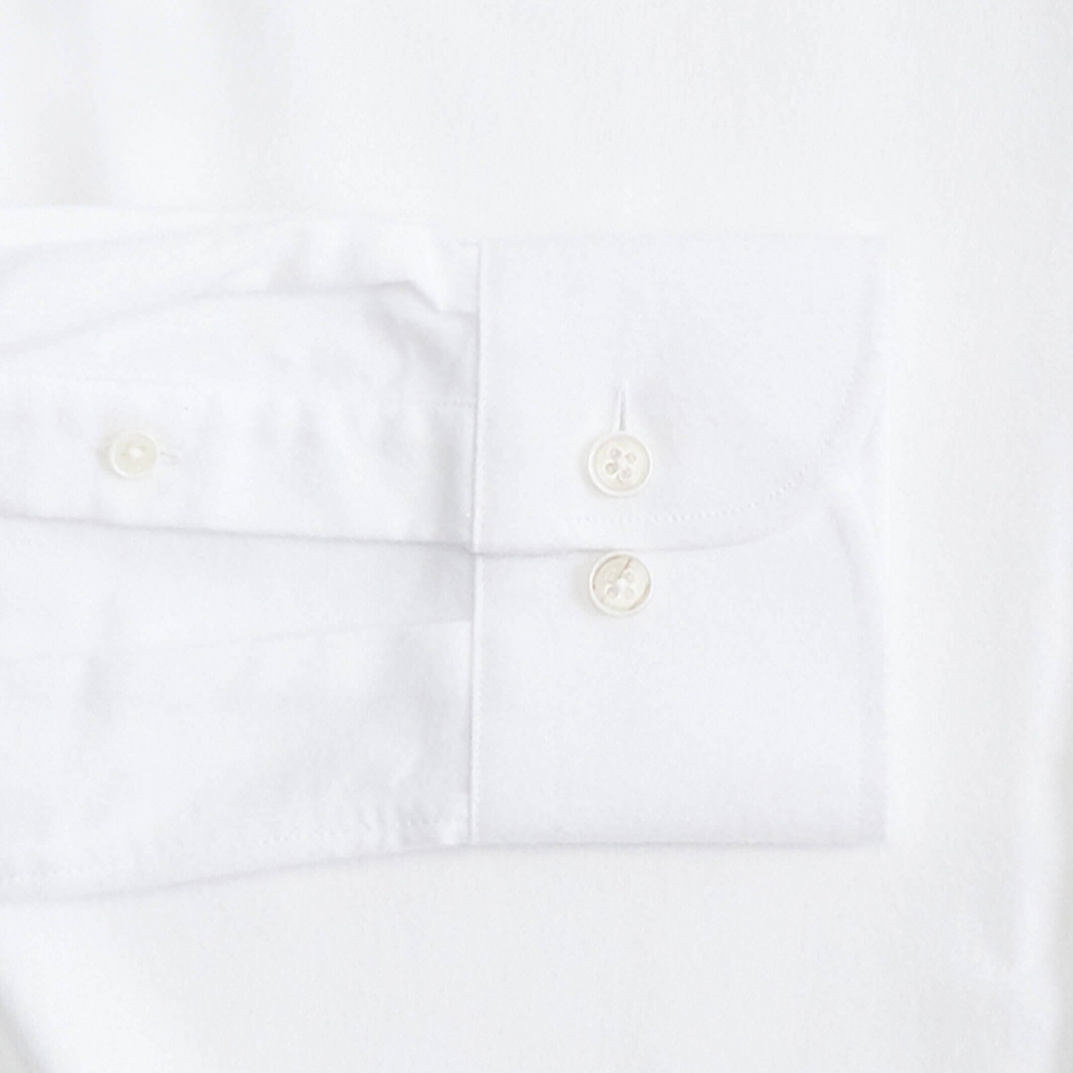 The White Besler Brushed Oxford Custom Shirt Custom Dress Shirt- Ledbury
