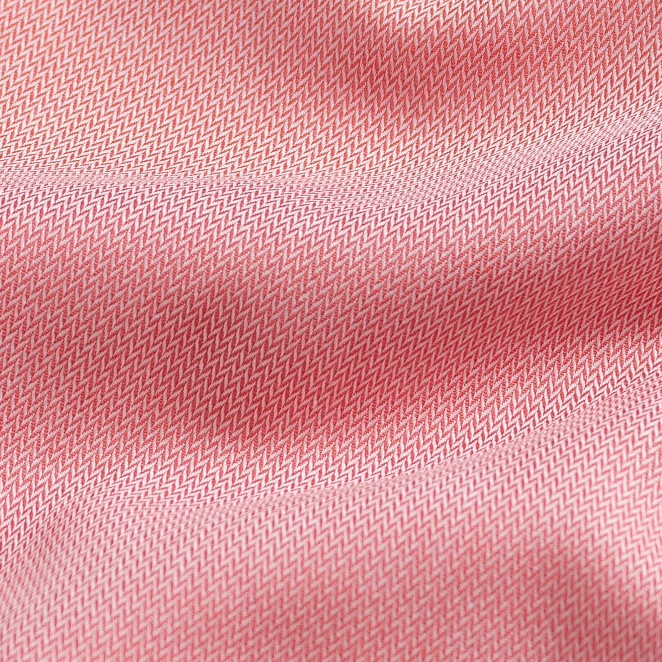 The Red Hutchins Herringbone Custom Shirt Custom Dress Shirt- Ledbury