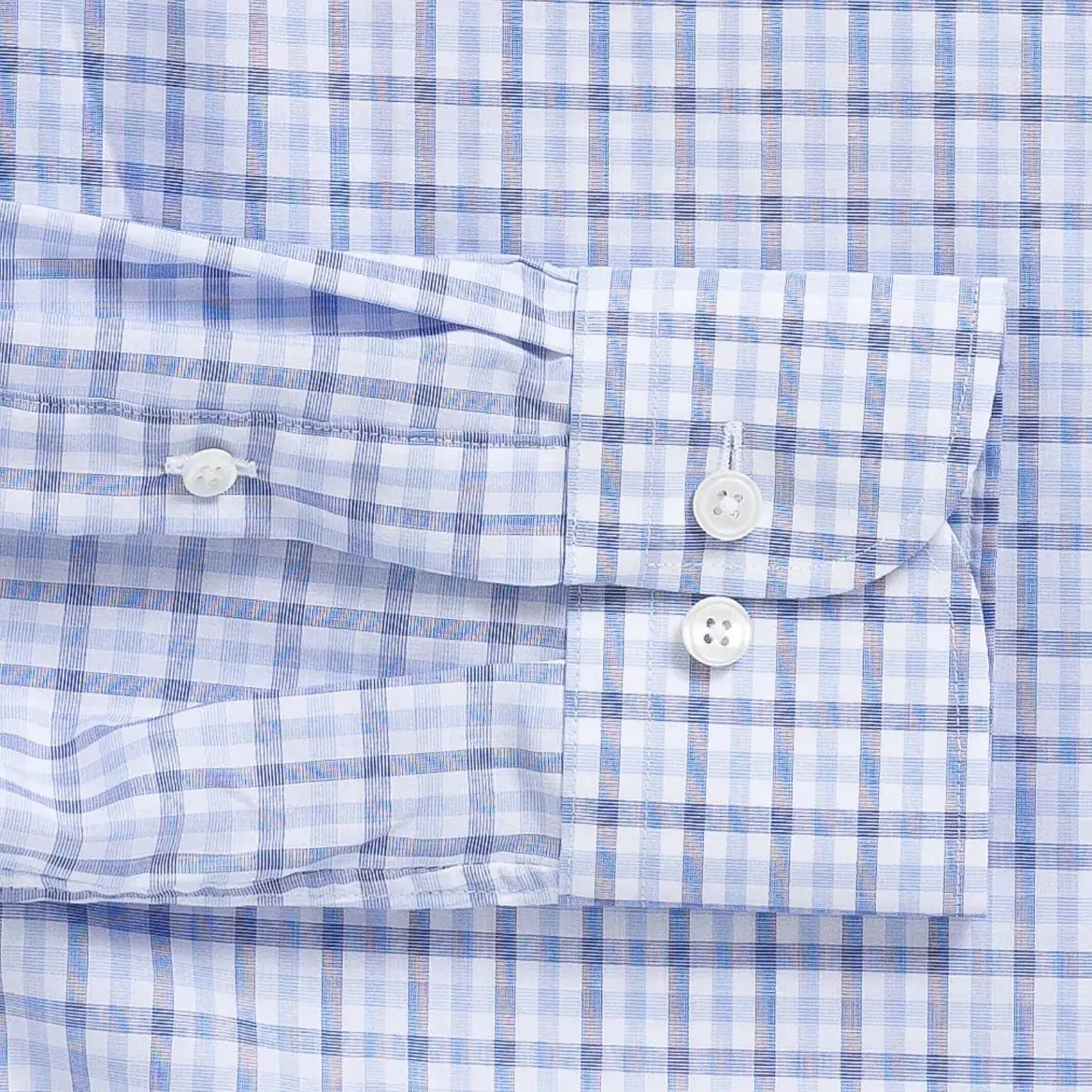 The Navy Blue Arville Comfort Strech Custom Shirt Custom Dress Shirt- Ledbury