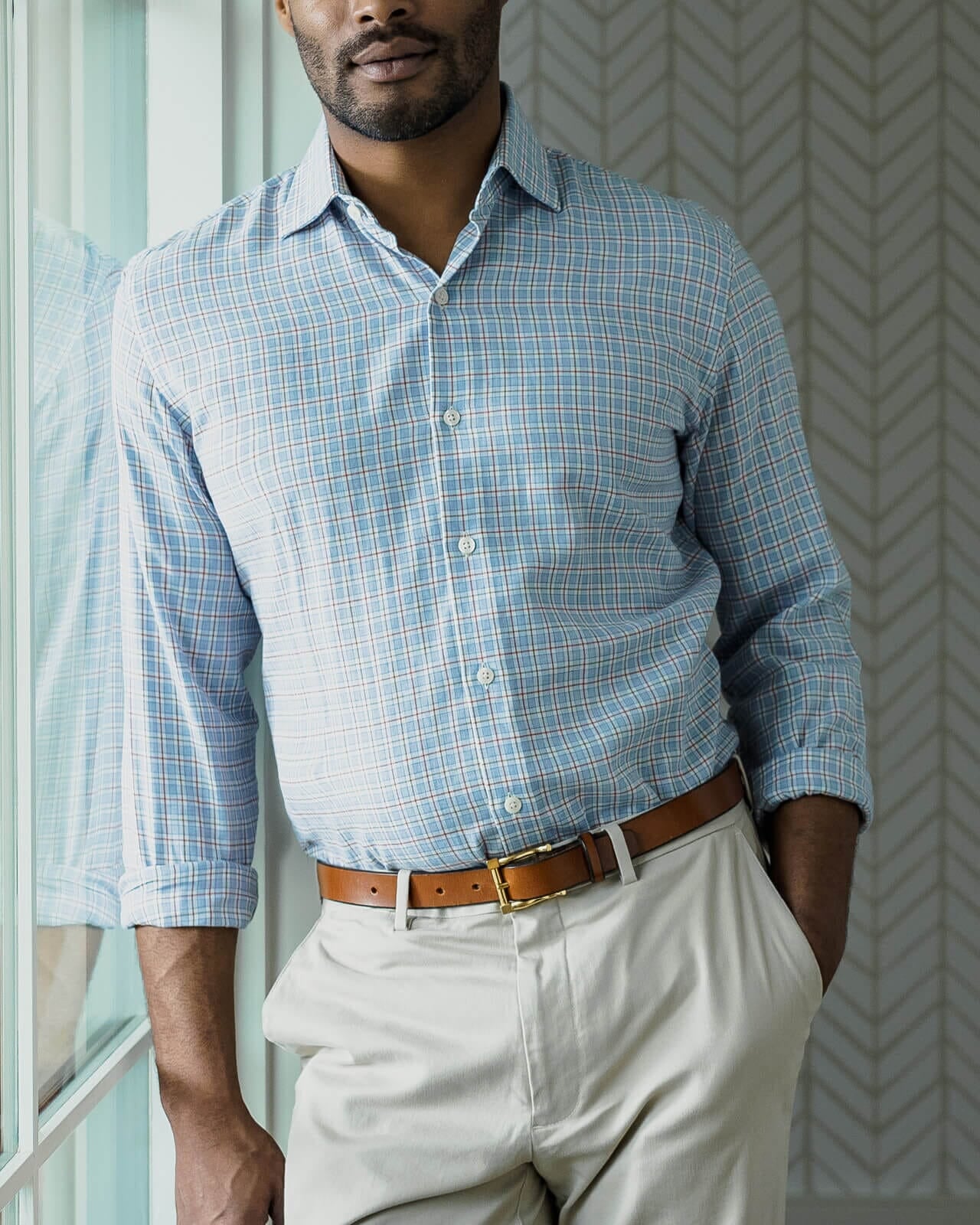 The Currant Bradford Check Custom Shirt Custom Casual Shirt- Ledbury