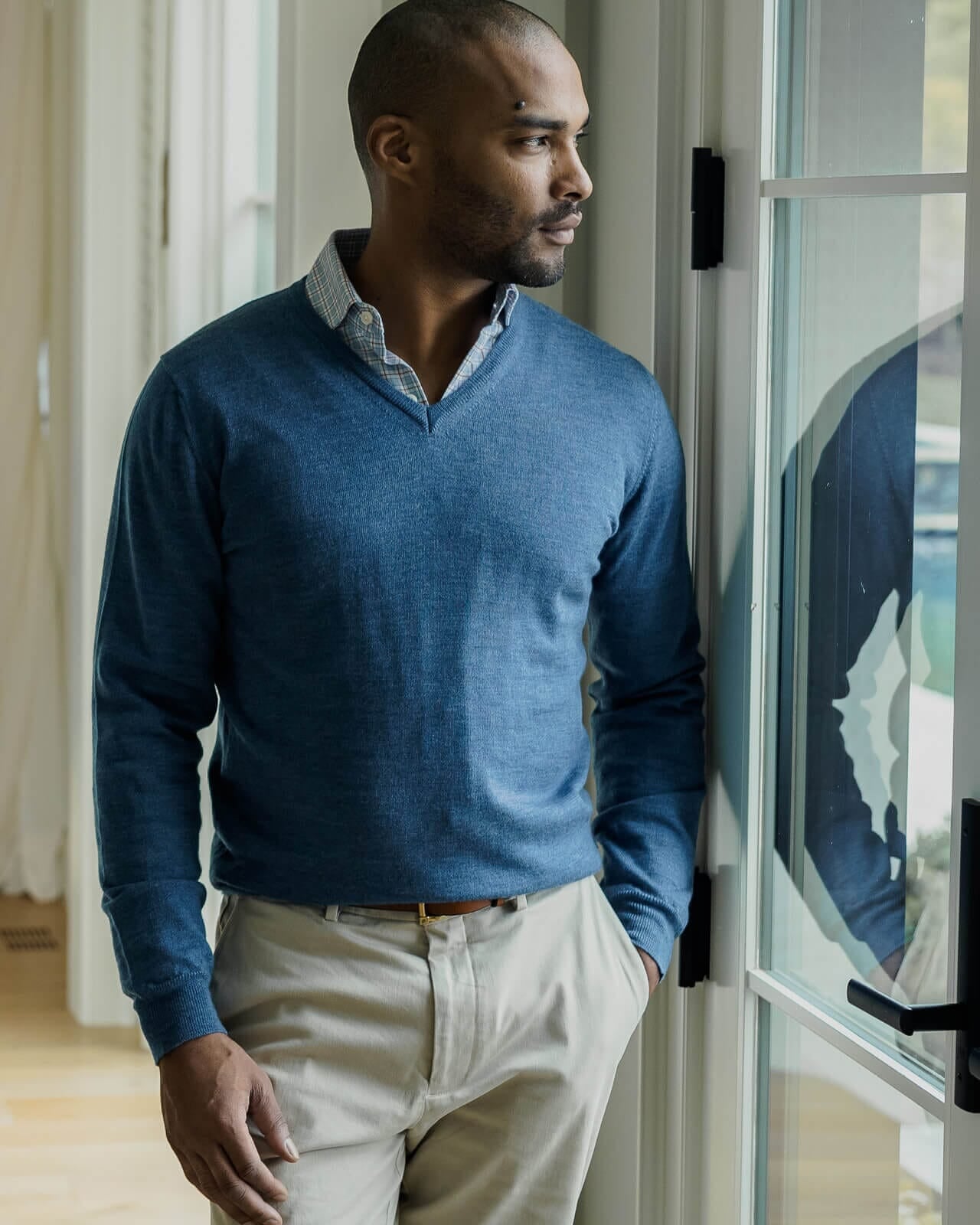 The Currant Bradford Check Custom Shirt Custom Casual Shirt- Ledbury