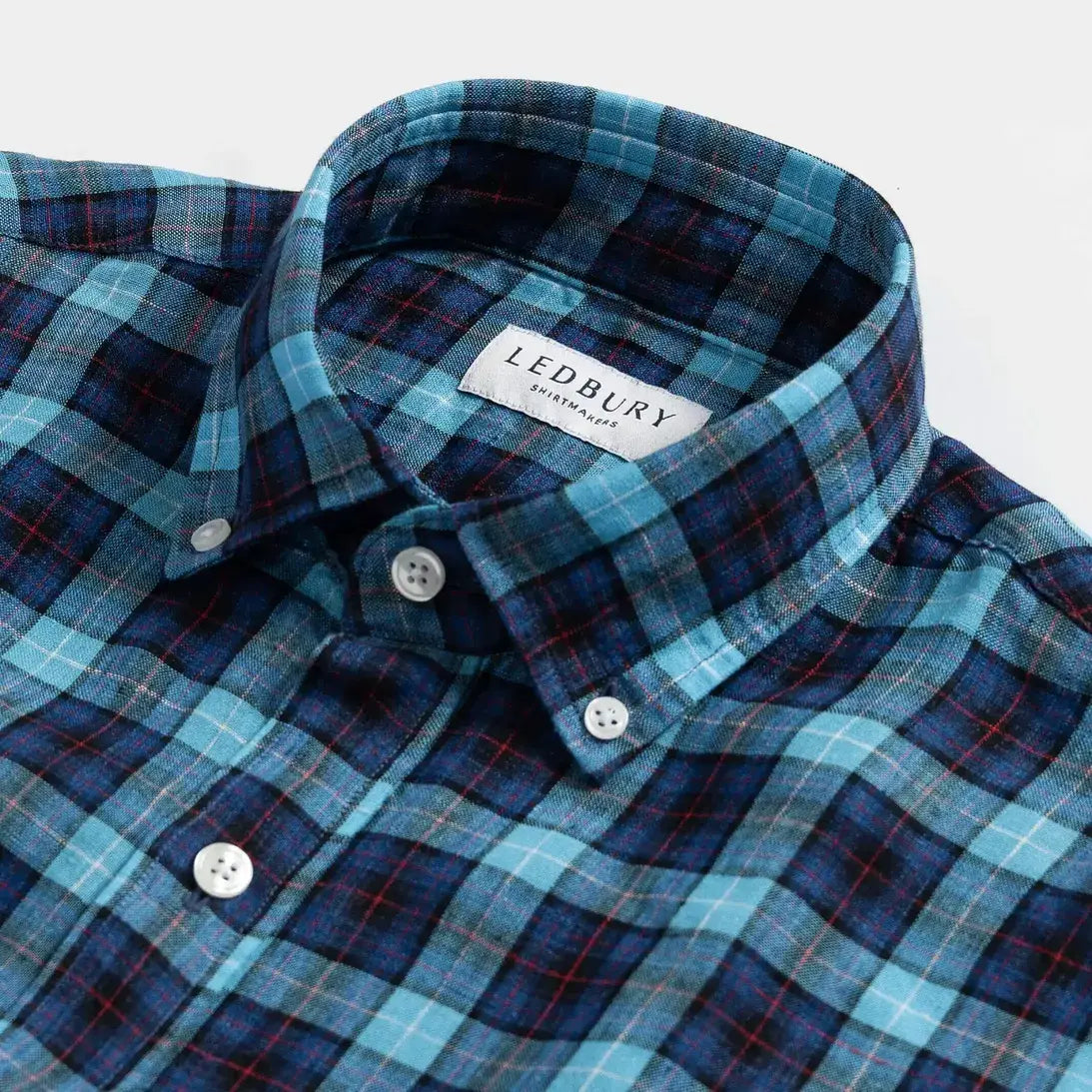 The Albini Brody Linen Custom Shirt Custom Casual Shirt- Ledbury