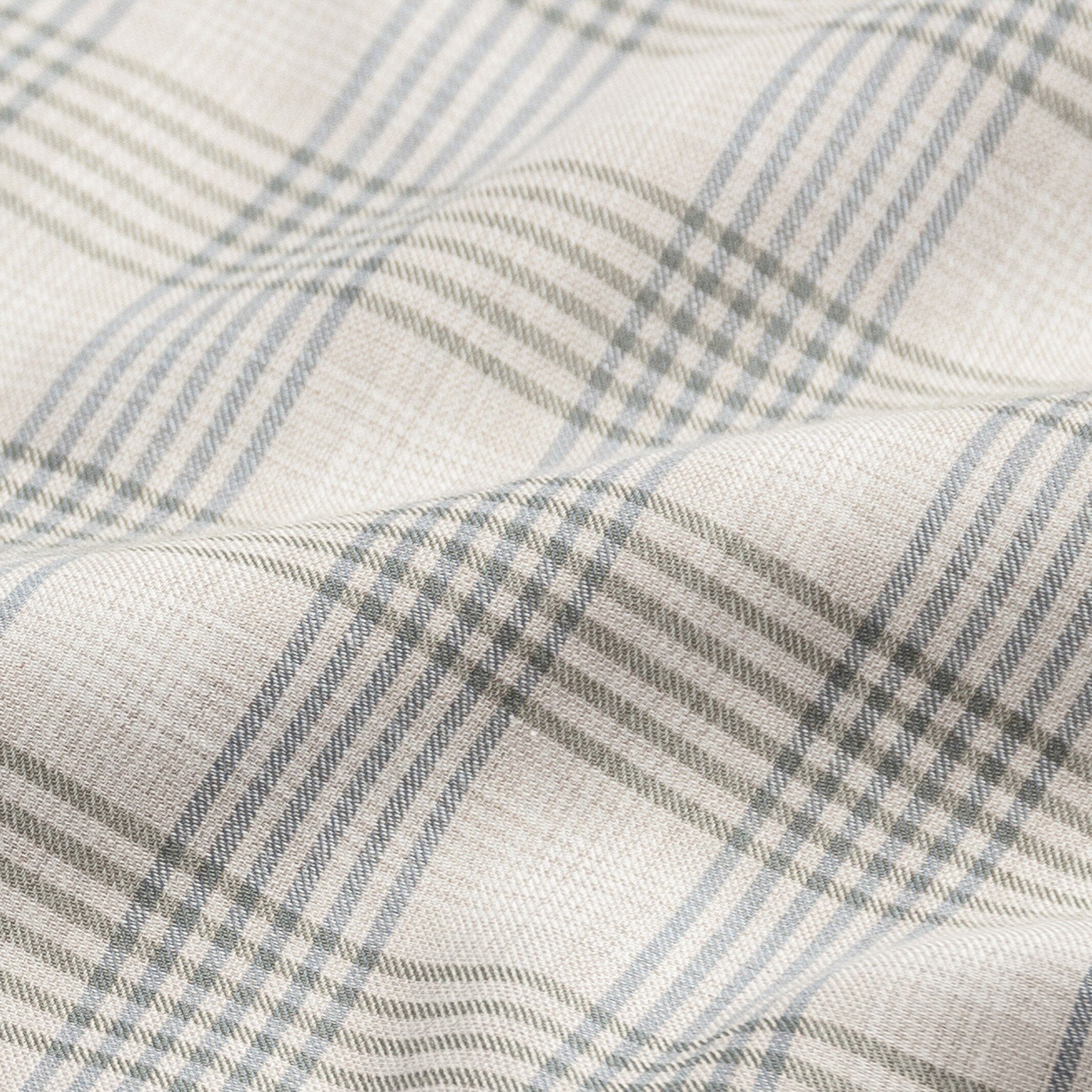 The Oatmeal Albini Cleary Check Custom Shirt Custom Casual Shirt- Ledbury