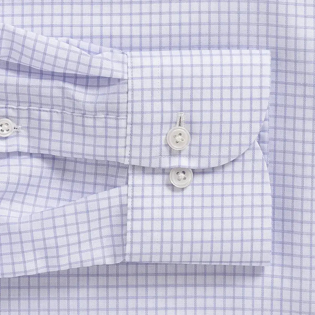 The Lavender Owenby Comfort Stretch Check Custom Shirt Custom Dress Shirt- Ledbury