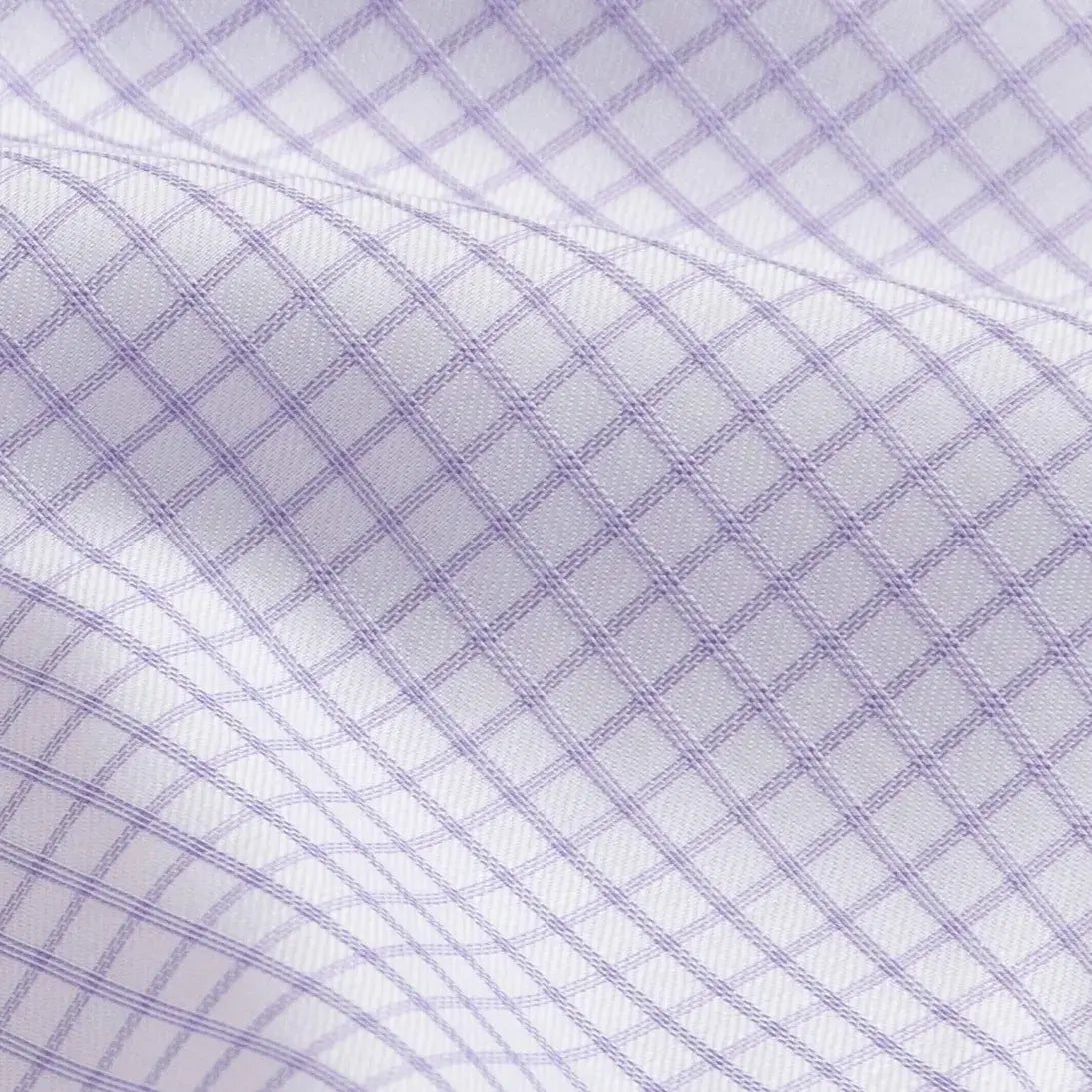 The Lavender Owenby Comfort Stretch Check Custom Shirt Custom Dress Shirt- Ledbury