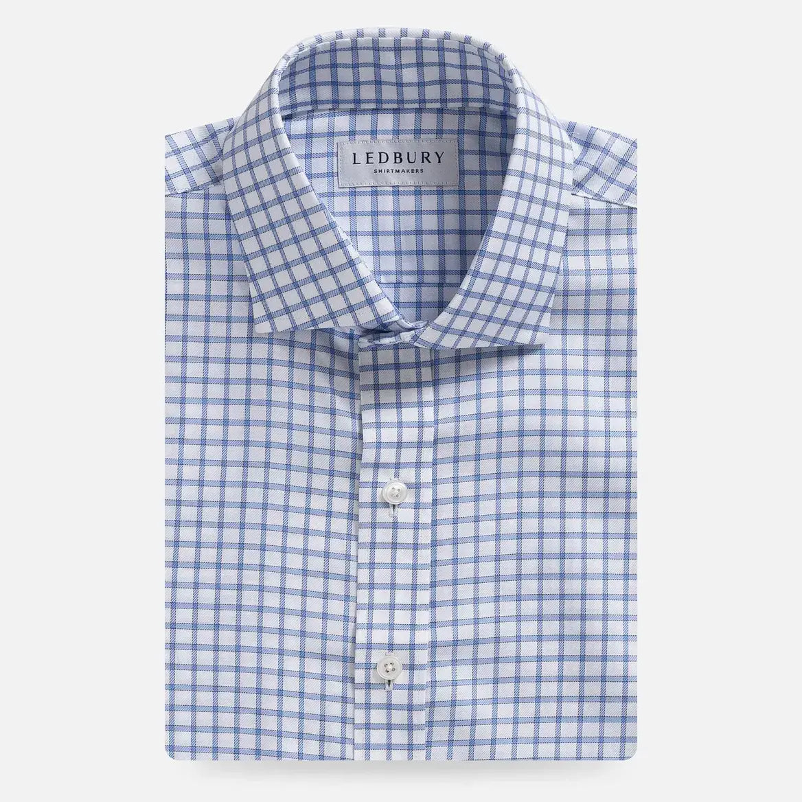 Powder Blue Bateman Comfort Stretch Custom Dress Shirt
