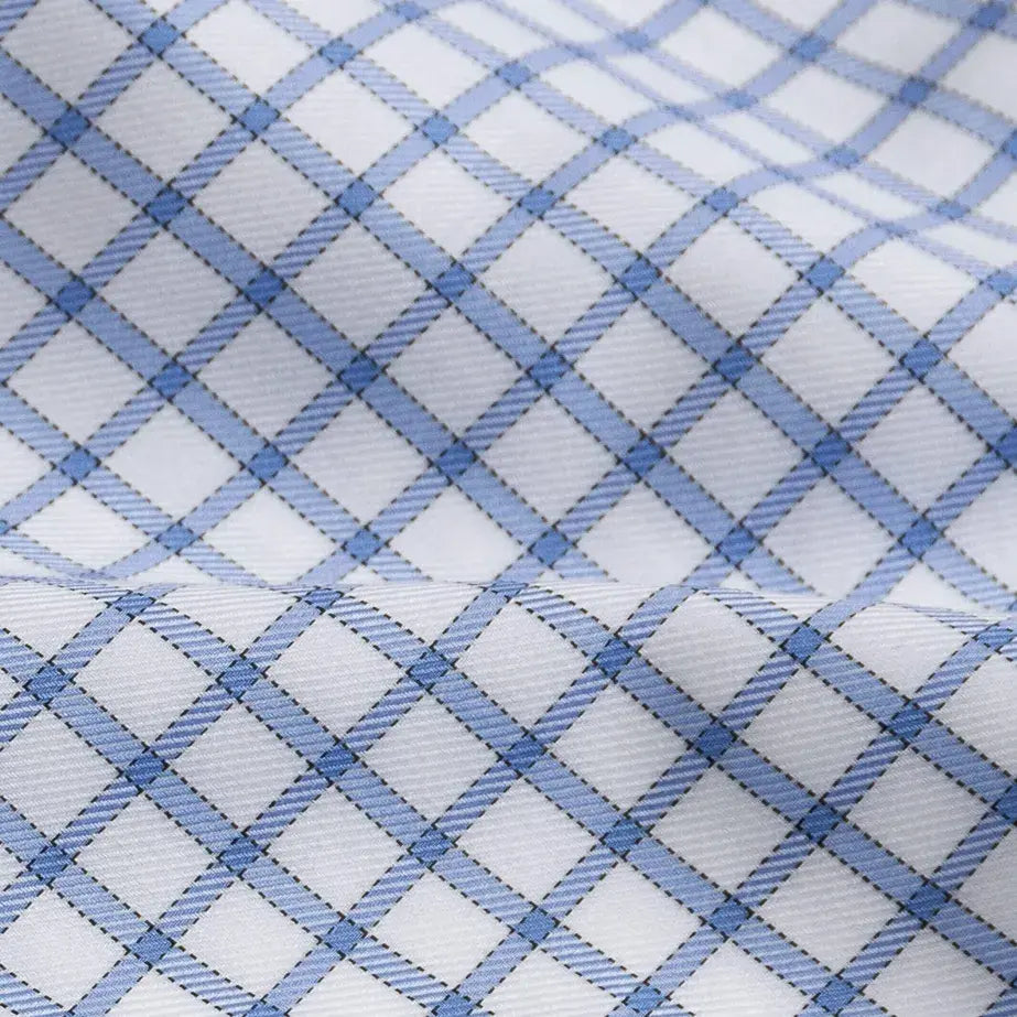 The Powder Blue Bateman Comfort Stretch Custom Shirt Custom Dress Shirt- Ledbury