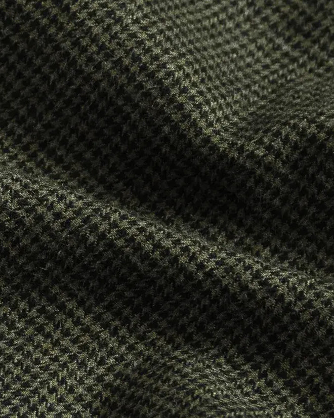The Green Conlon Houndstooth Custom Shirt Custom Casual Shirt- Ledbury