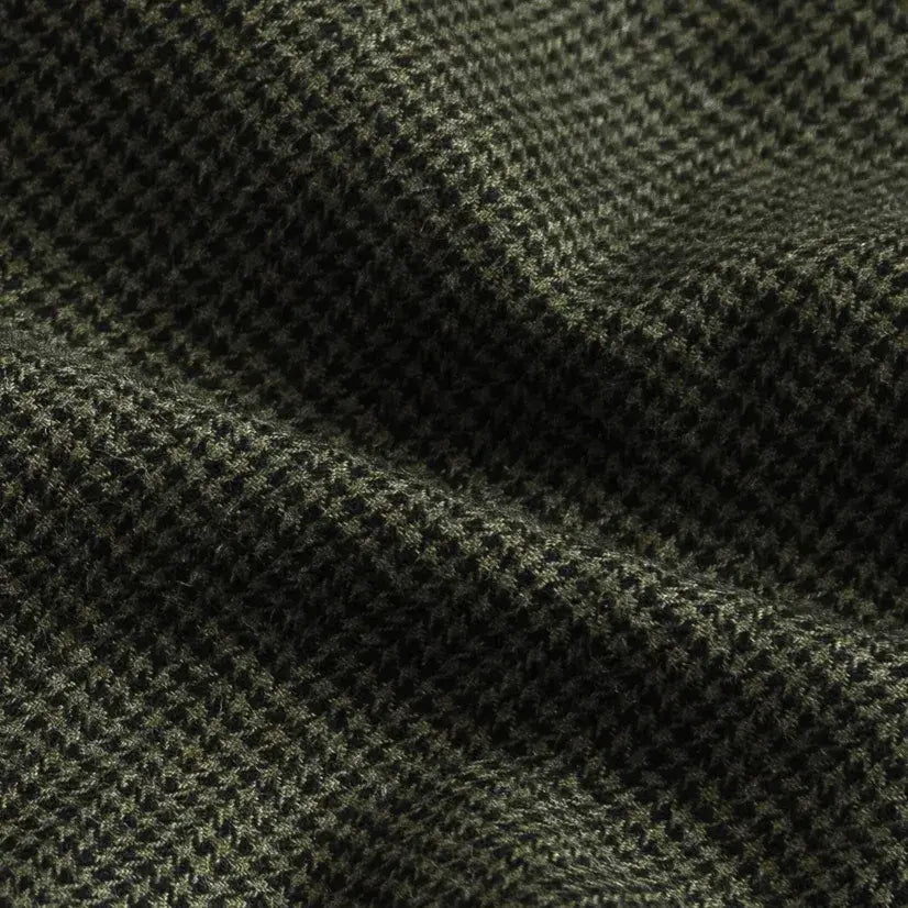 The Green Conlon Houndstooth Custom Shirt Custom Casual Shirt- Ledbury