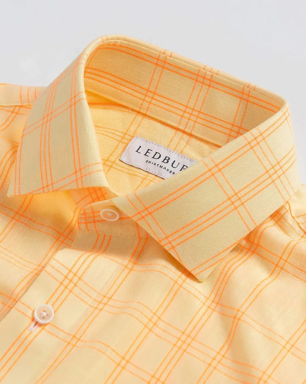 The Yellow Torello Check Custom Shirt Custom Casual Shirt- Ledbury