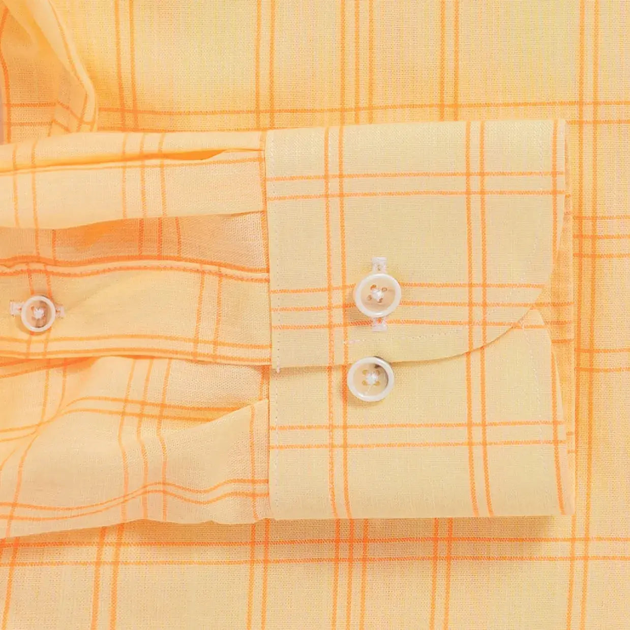 The Yellow Torello Check Custom Shirt Custom Casual Shirt- Ledbury
