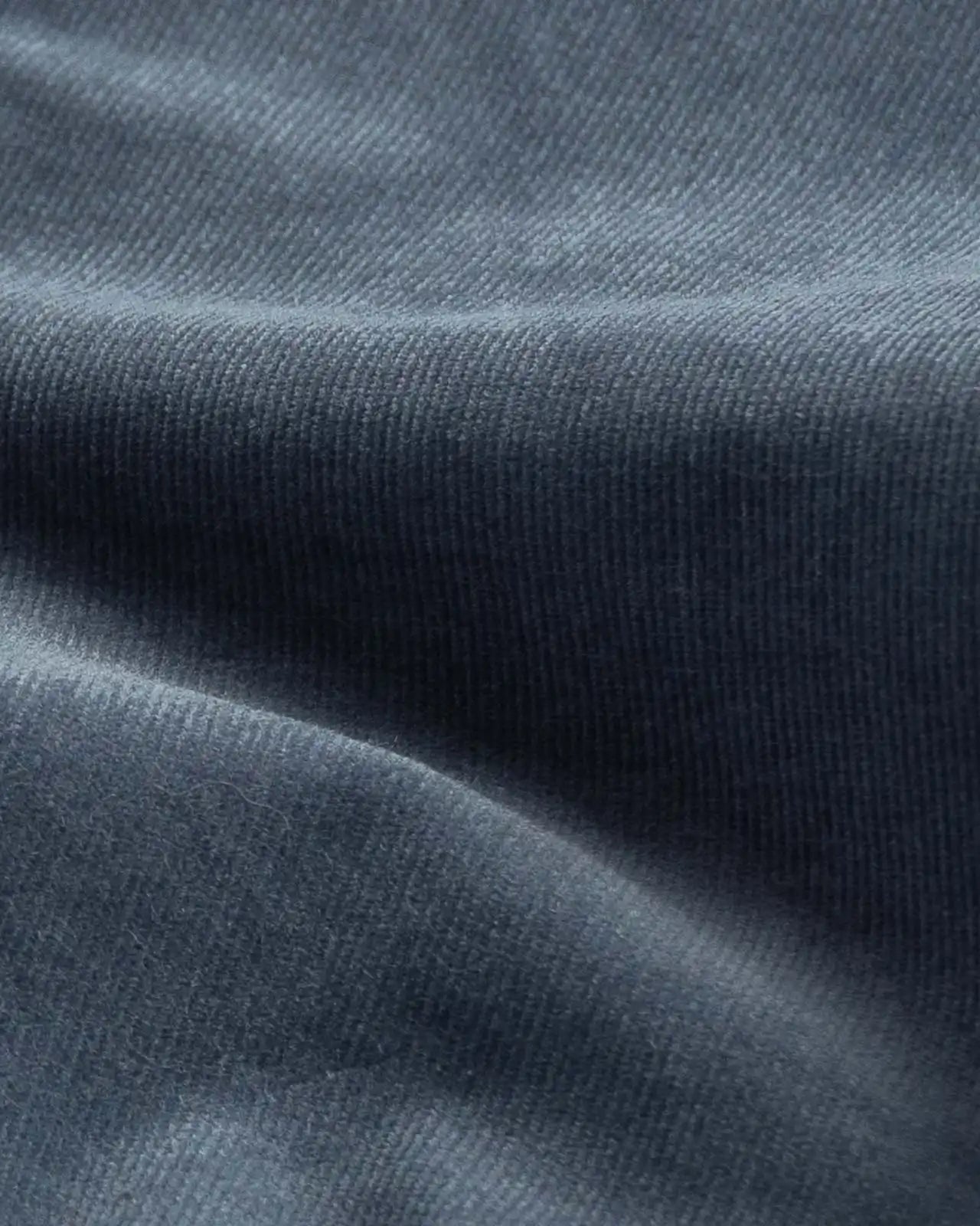 The Slate Blue Foxcroft Corduroy Custom Shirt Custom Casual Shirt- Ledbury