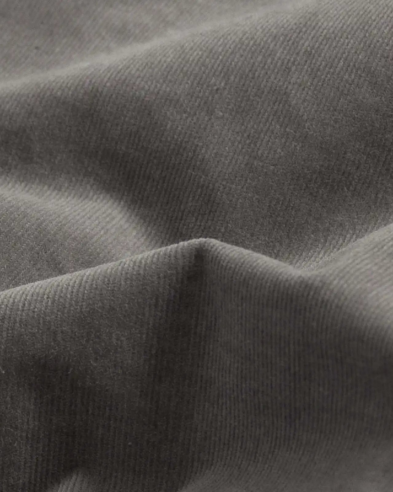 The Steel Grey Foxcroft Corduroy Custom Shirt Custom Casual Shirt- Ledbury