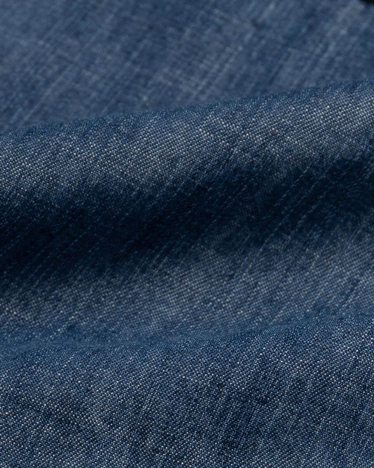 The Blue Easton Denim Utility Custom Shirt Custom Casual Shirt- Ledbury