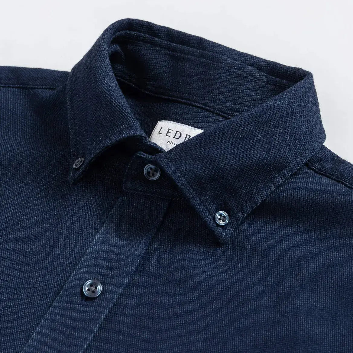 The Indigo Lisden Denim Custom Shirt Custom Casual Shirt- Ledbury