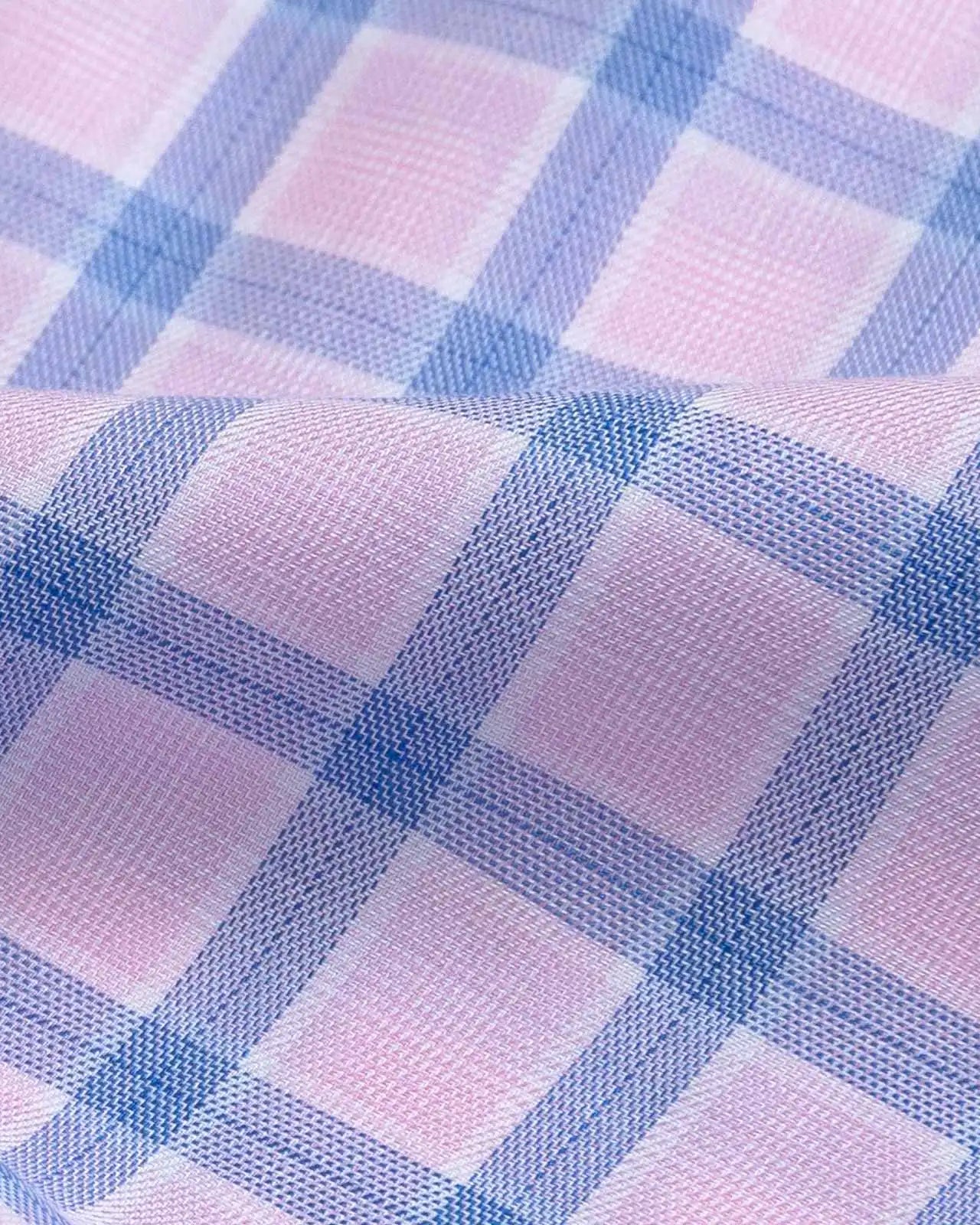 The Pink Brimley Check Custom Shirt Custom Dress Shirt- Ledbury