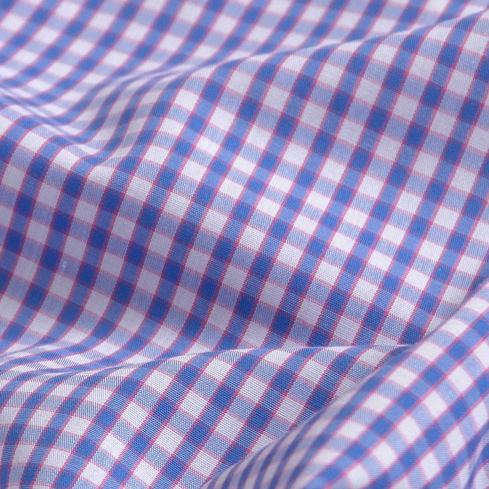 The Watermelon Gibson Gingham Custom Shirt Custom Dress Shirt- Ledbury