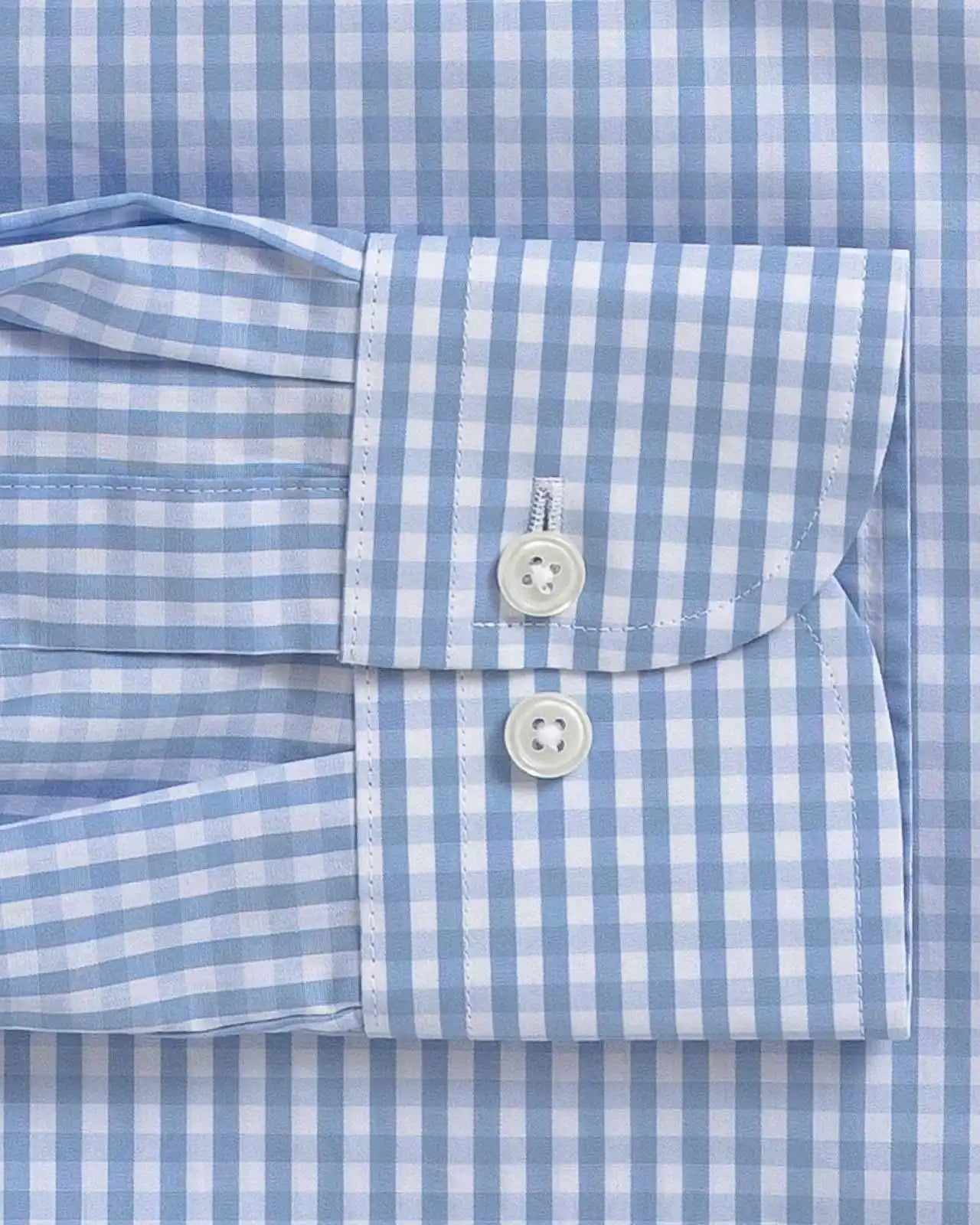 The Blue Plover Gingham Custom Shirt Custom Dress Shirt- Ledbury