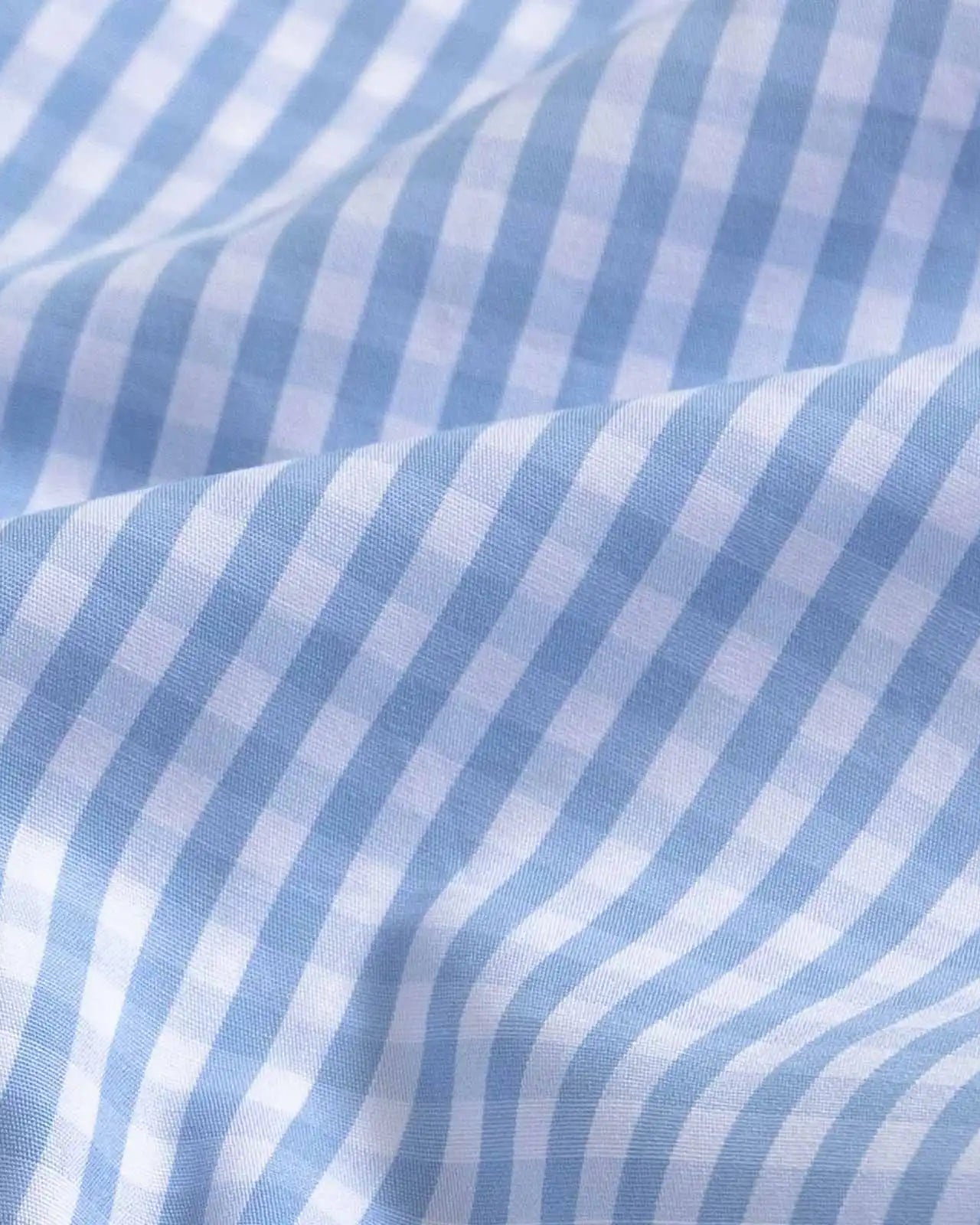 The Blue Plover Gingham Custom Shirt Custom Dress Shirt- Ledbury