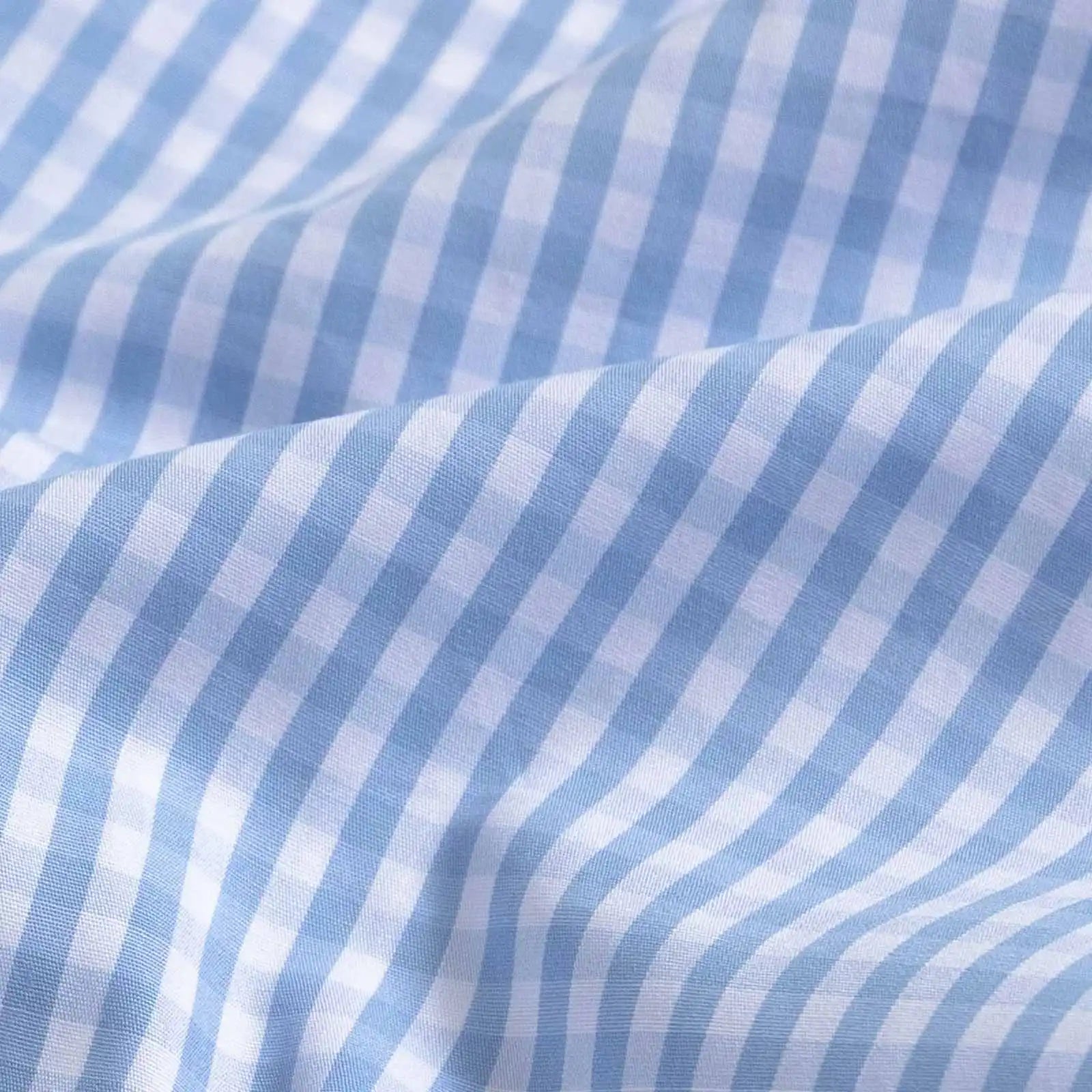 The Blue Plover Gingham Custom Shirt Custom Dress Shirt- Ledbury