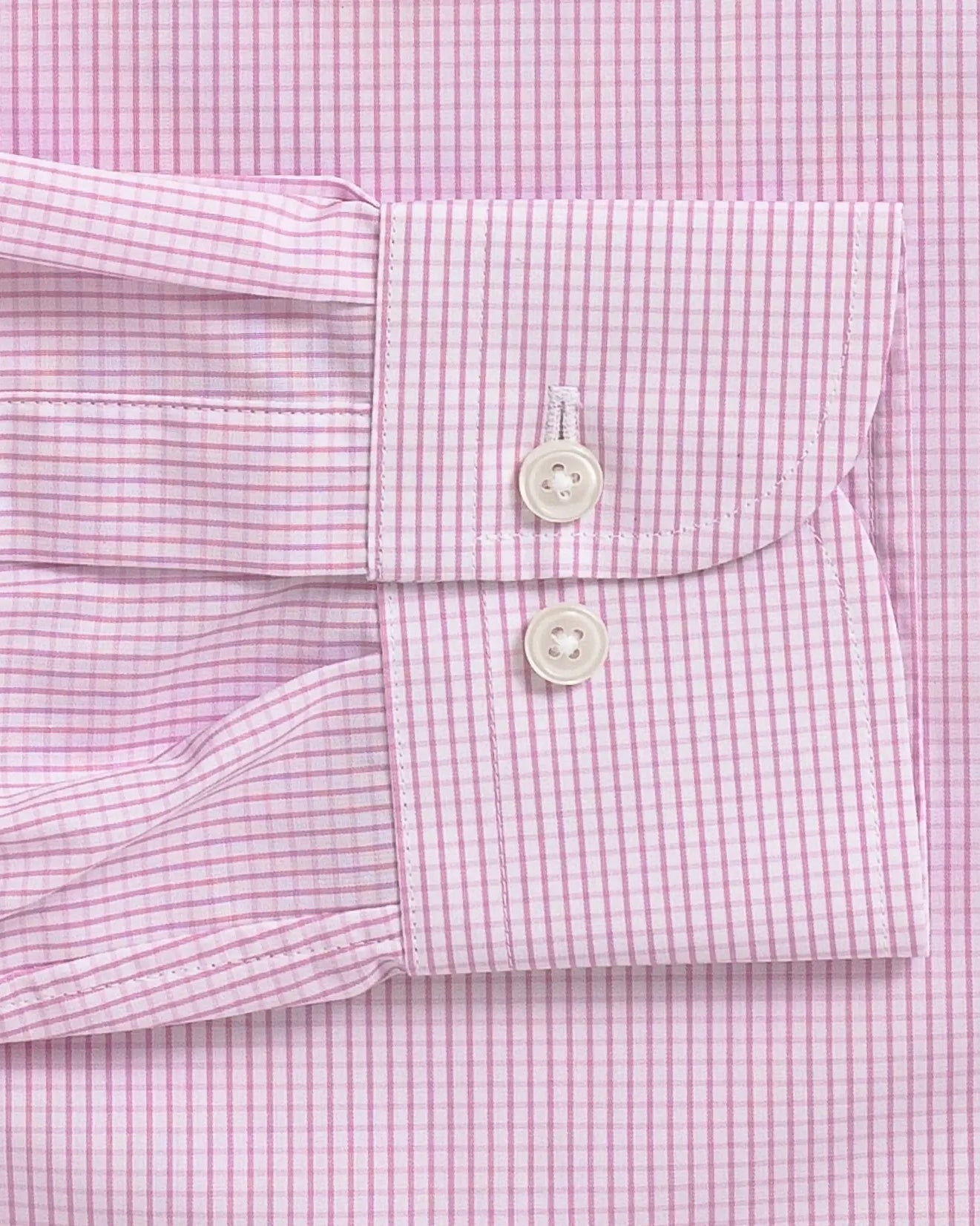 The Pink Ellair Micro Check Custom Shirt Custom Dress Shirt- Ledbury