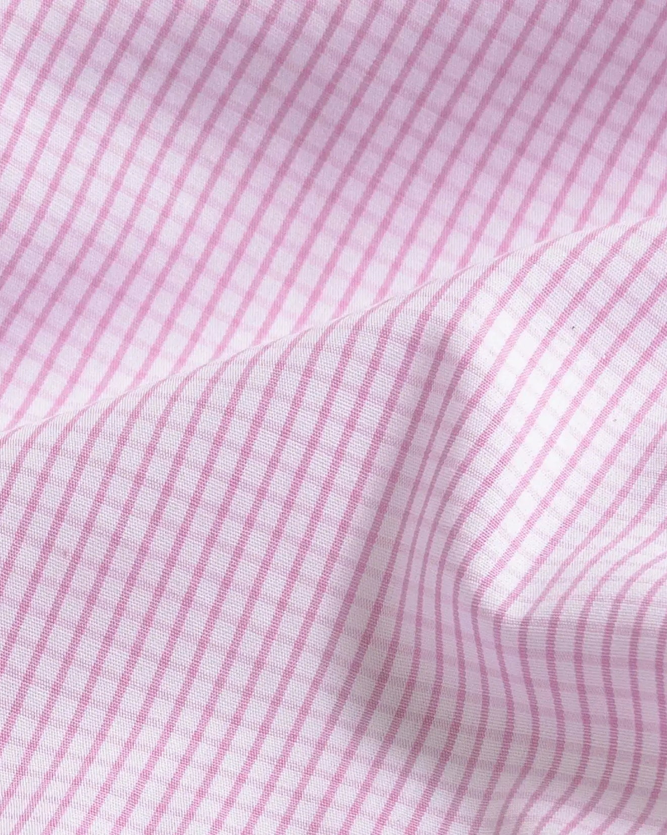 The Pink Ellair Micro Check Custom Shirt Custom Dress Shirt- Ledbury
