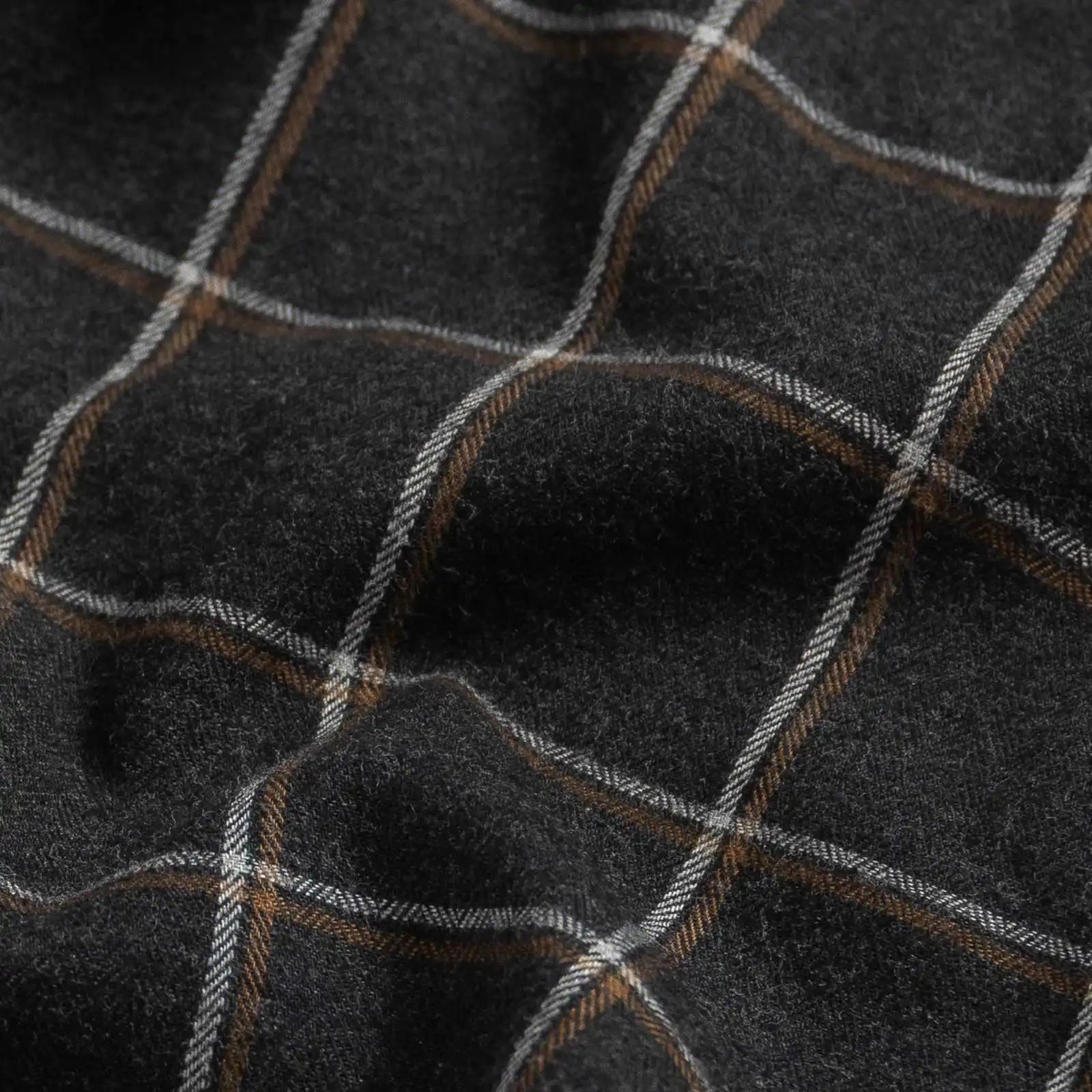 The Charcoal Orville Flannel Custom Shirt Custom Casual Shirt- Ledbury